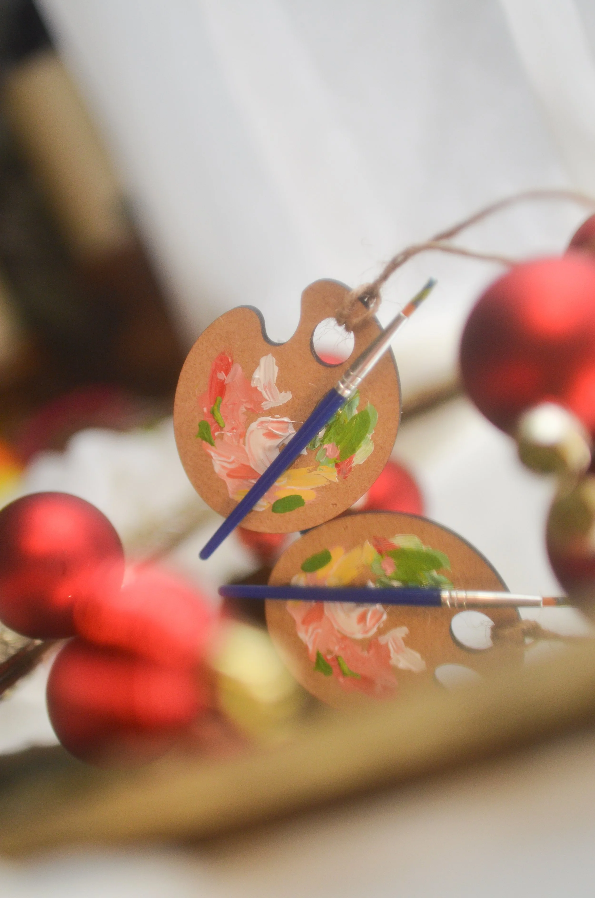 We often change the color palette on our ornament based on trends or seasons- this maybe be a fun brand color palette opportunity!