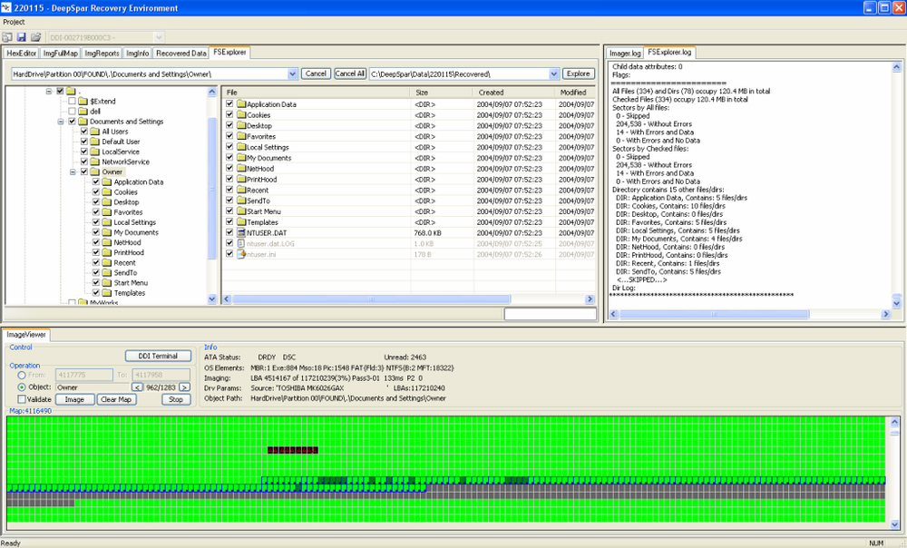 DeepSpar Recovery Environment™ — DeepSpar Data Recovery Systems