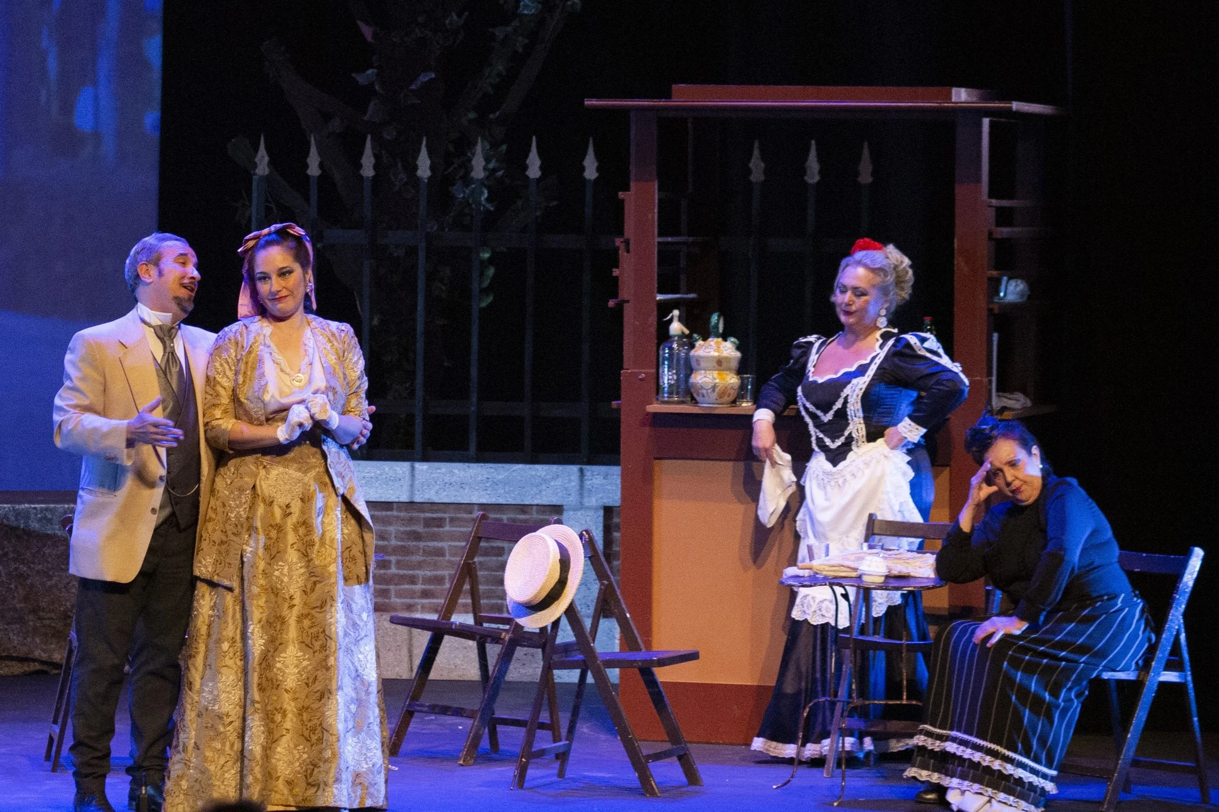 Agua, azucarillos y aguardiente, zarzuela de Federico Chueca, por la Compañía Lírica Amadeo Vives. (c) Foto Miguel Paubel