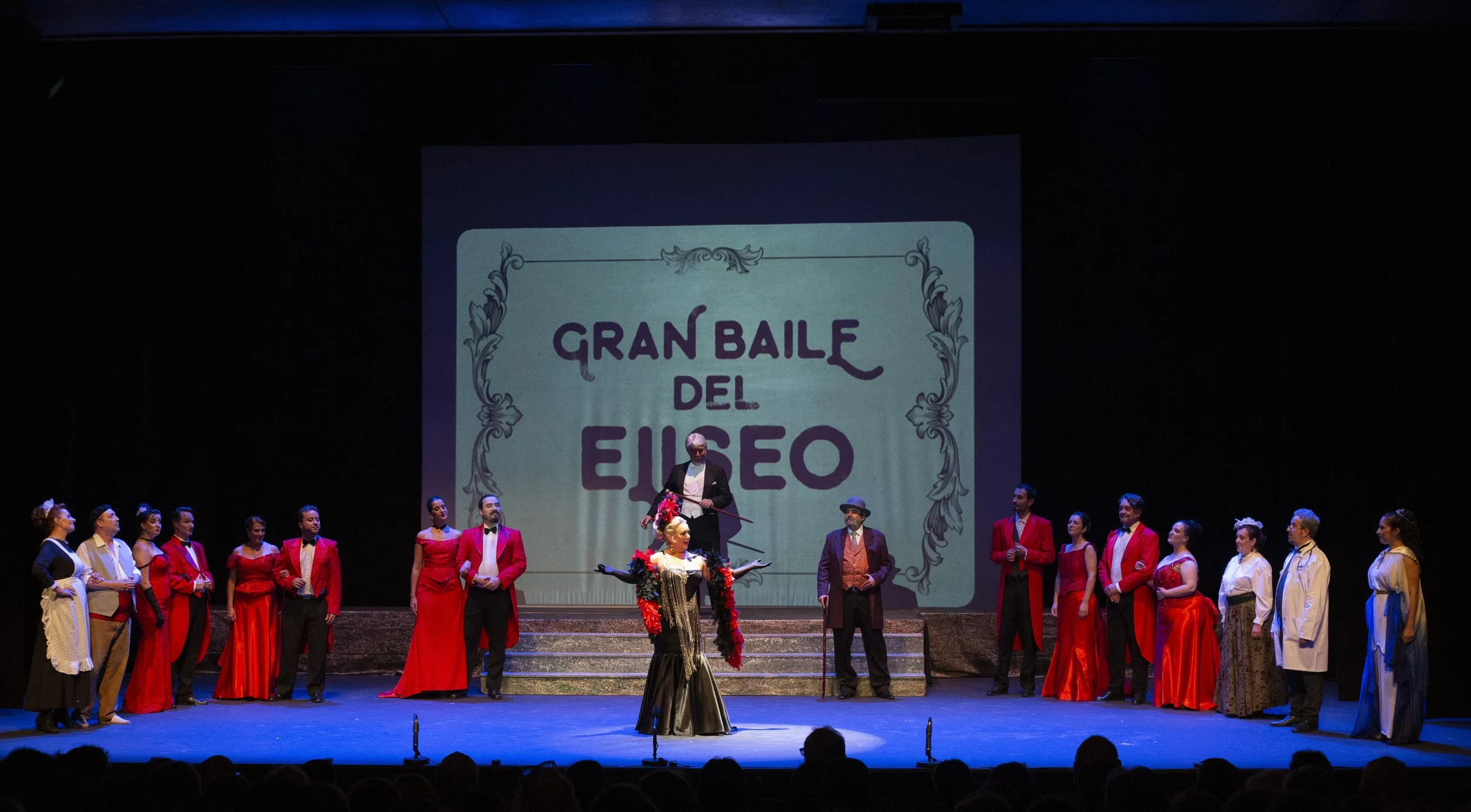 Agua, azucarillos y aguardiente, zarzuela de Federico Chueca, por la Compañía Lírica Amadeo Vives. (c) Foto Miguel Paubel