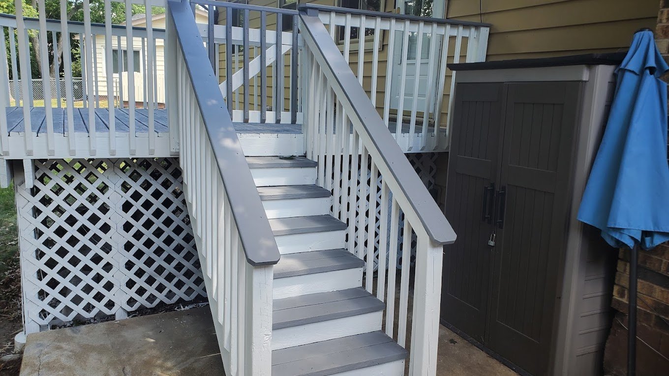 painted deck