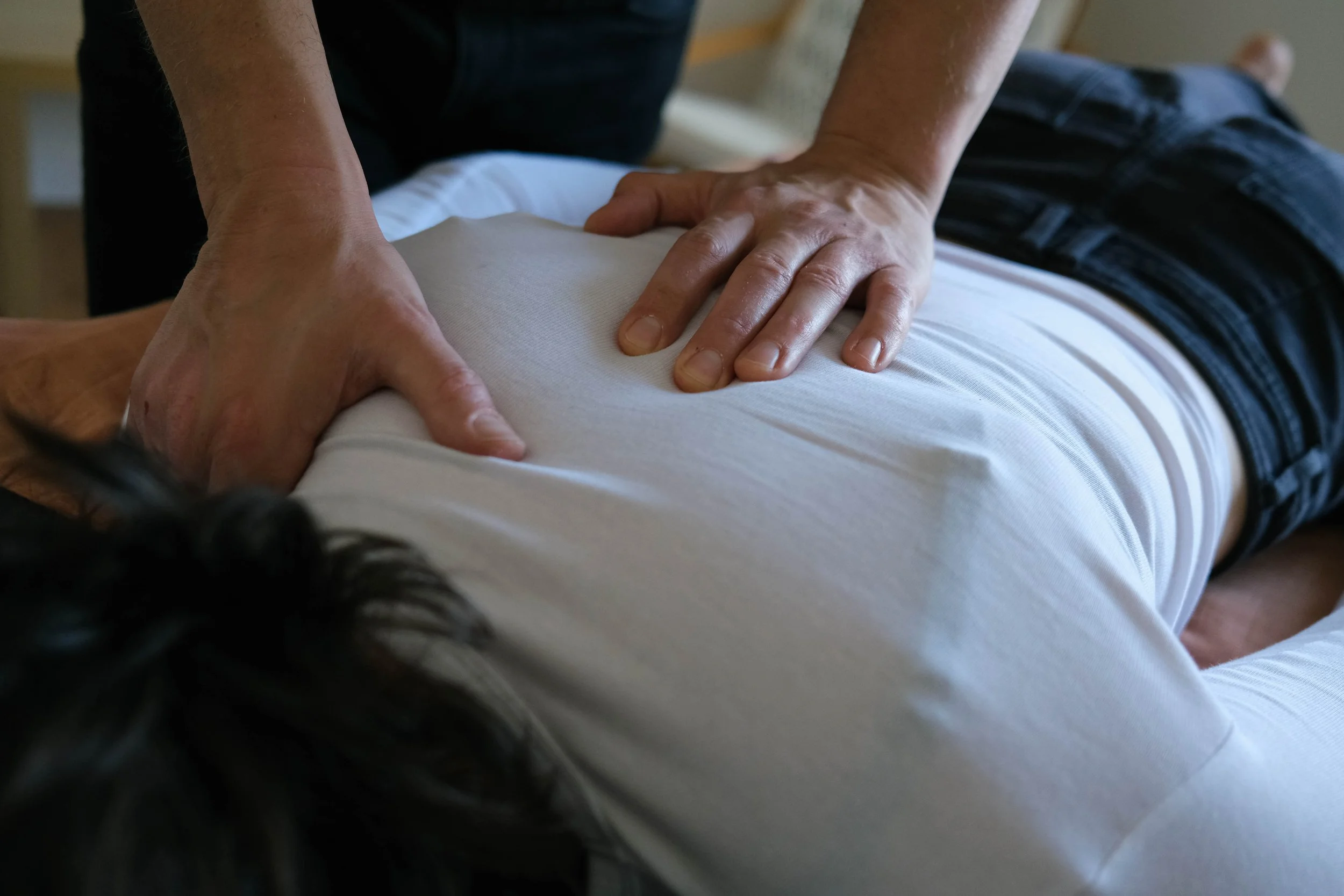Osteopathic treatment for back pain at The BodyWorx in Totnes, improving movement, posture and spinal function