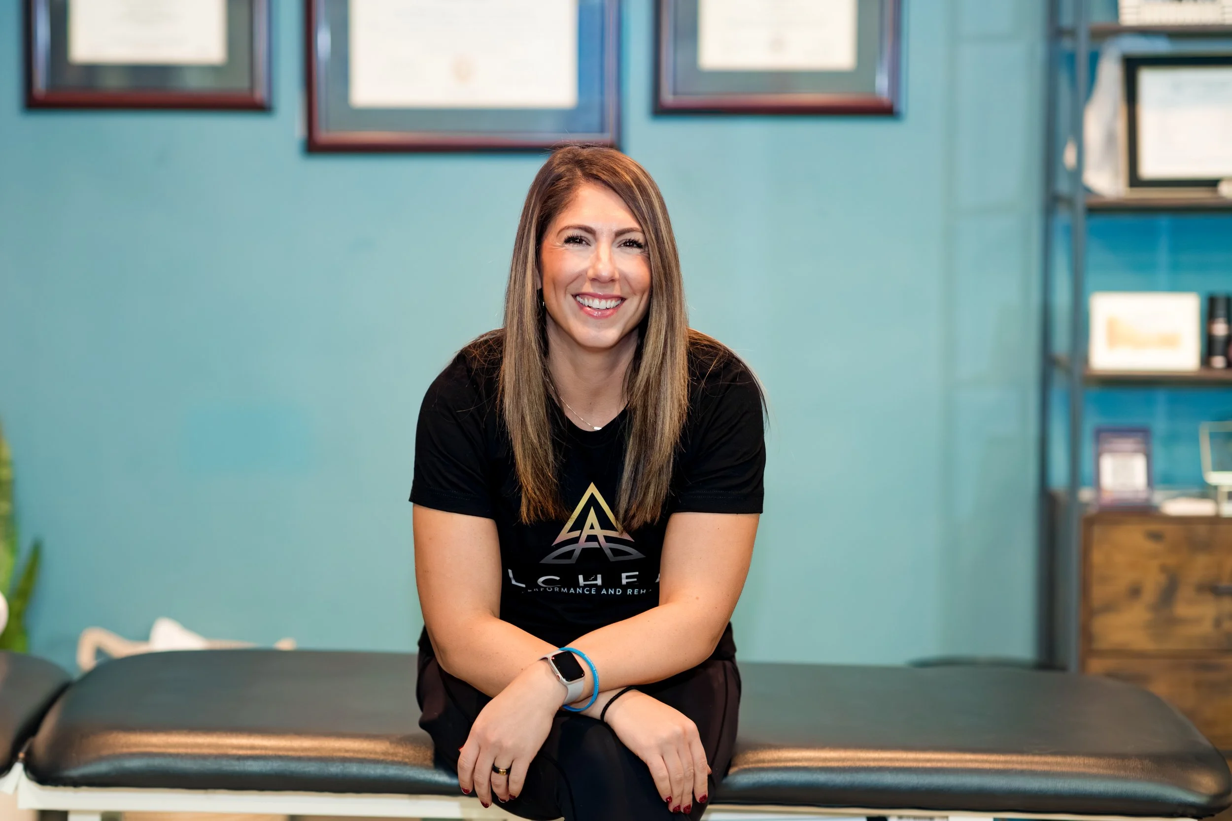 Deanna smiling