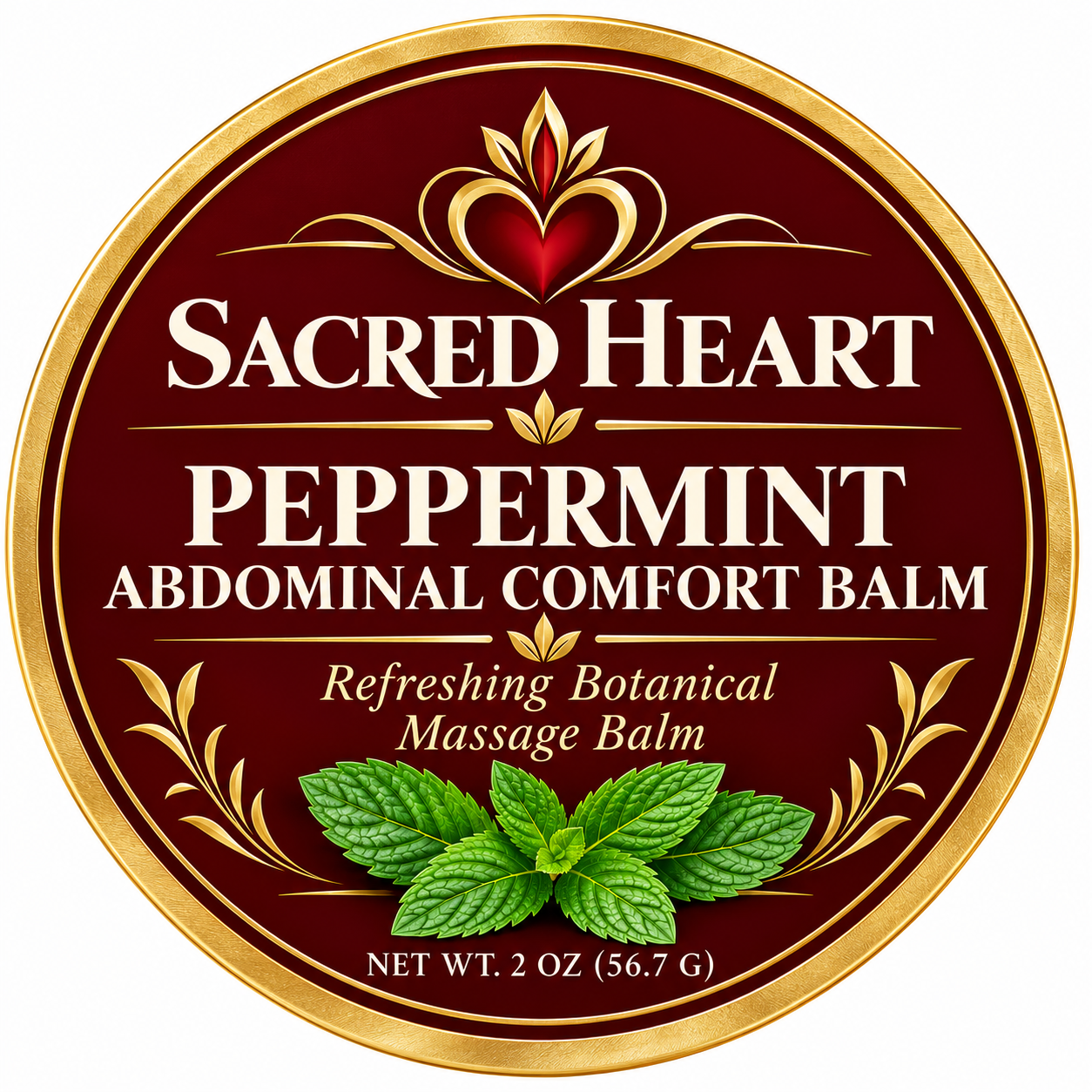 Sacred Heart Peppermint Balm Label-1.png