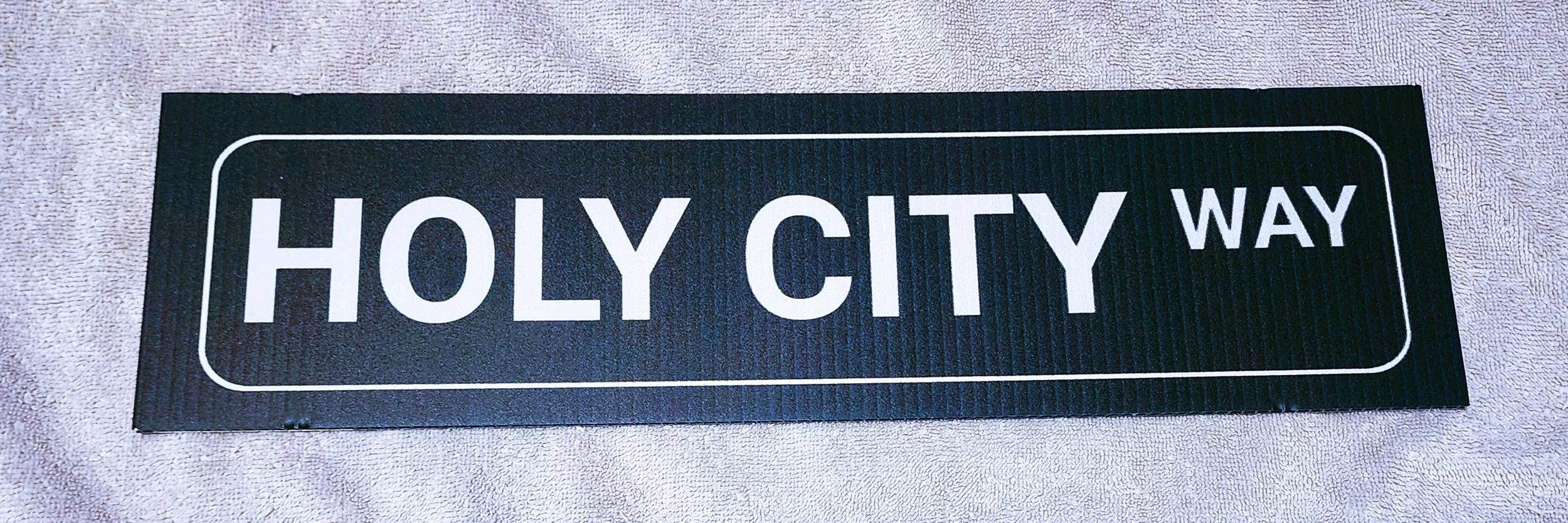 Holy City Way Sign