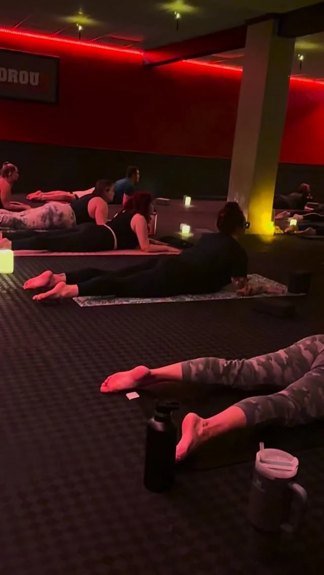 ๐ฏ๏ธ Shadows & Spines is BACK this Friday, Oct. 17th ๐ฏ๏ธ
(6:00pm-7:30pm)
It was so good the first time… we had to do it again. โจ
Get ready to be guided by Coach Christina through a deeply immersive candlelit experience — think soft