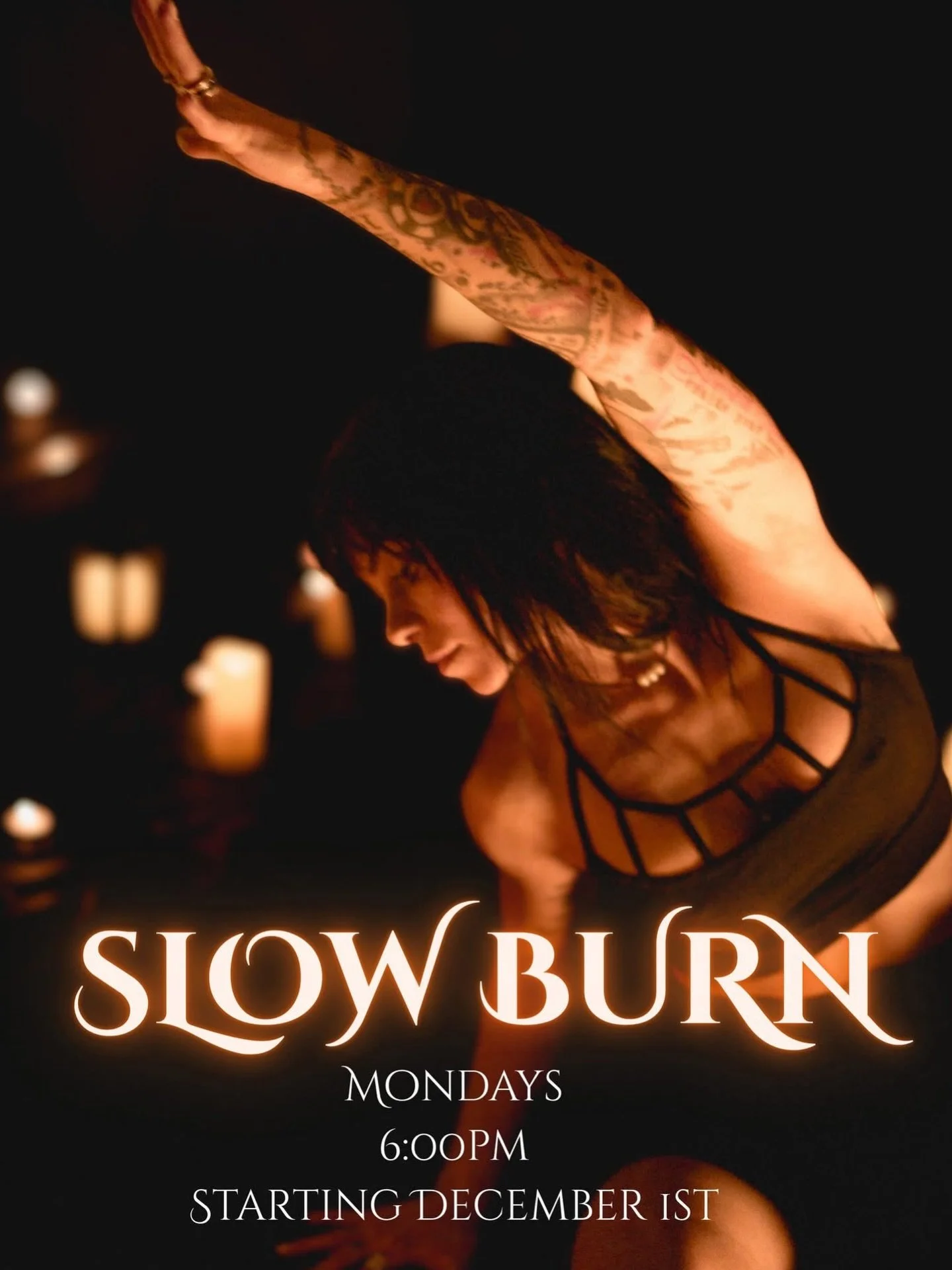 🔥 SLOW BURN &mdash; Starts Monday, Dec 1st at 6:00pm 🔥

Think of Slow Burn as Grit x Grace&rsquo;s calmer, deeper sister &mdash; the one who moves slow&hellip; but makes you feel everything.

This is a yoga-inspired, strength-infused, breath-powere