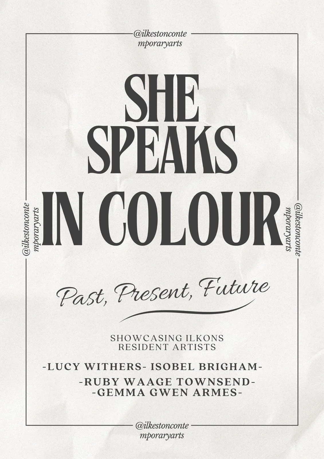 She Speaks In Colour, Ilkon