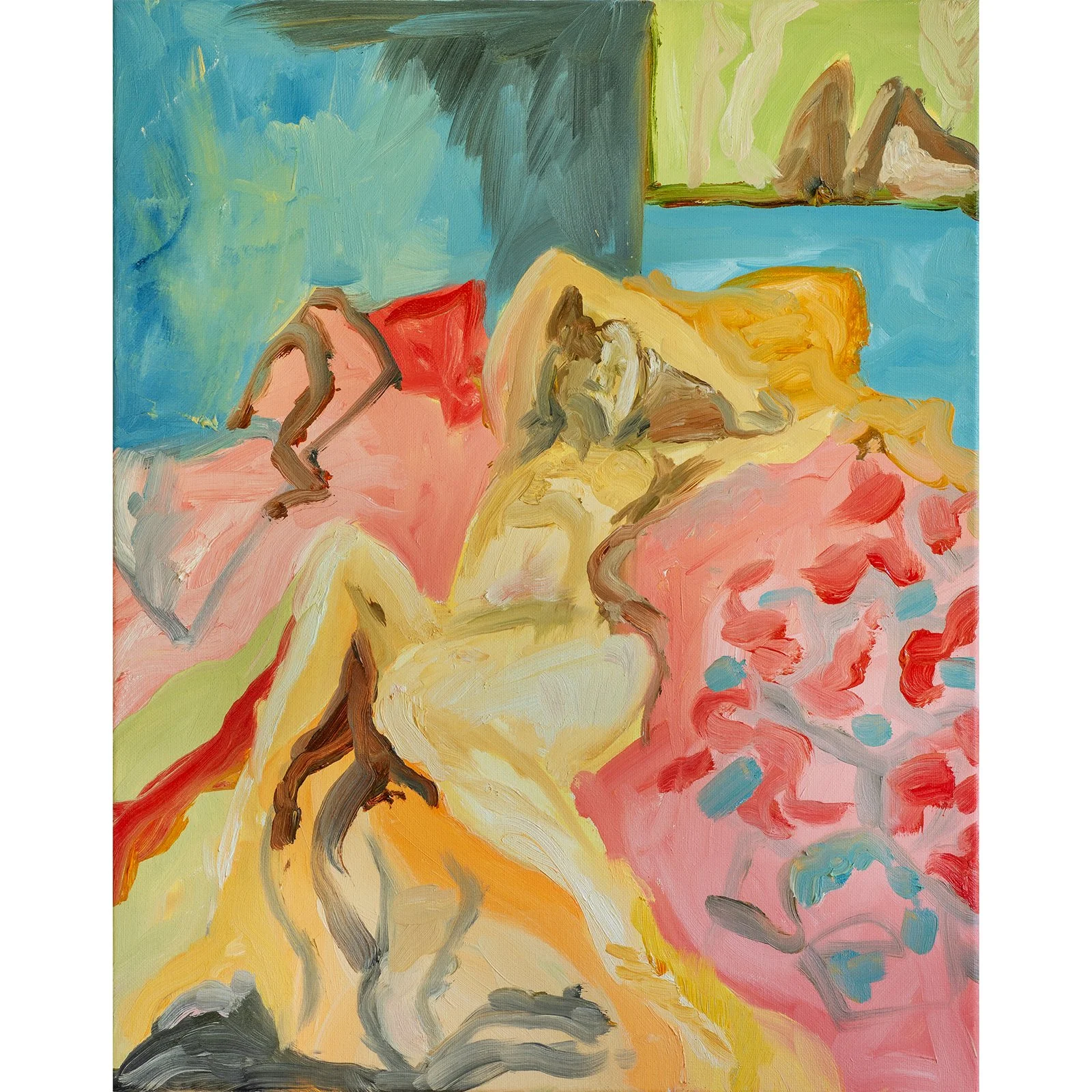 Supine: Figurative Oil Painting