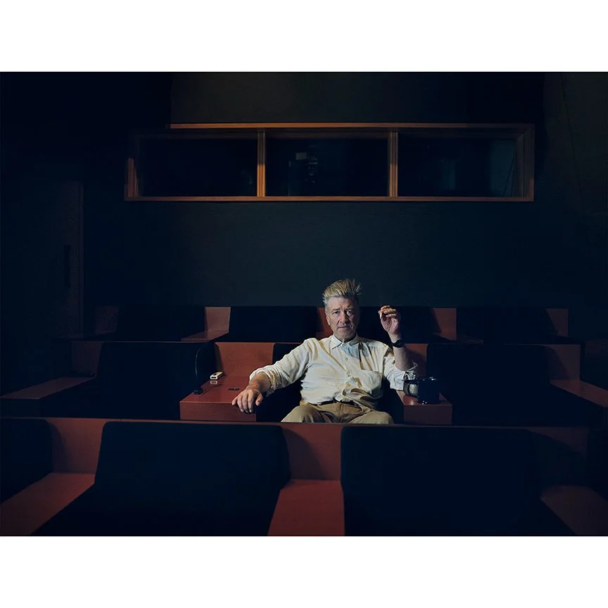 David Lynch - Portrait at his home screening room