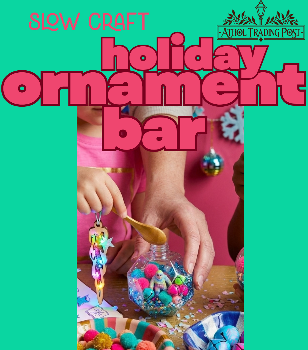 holiday ornament flyer