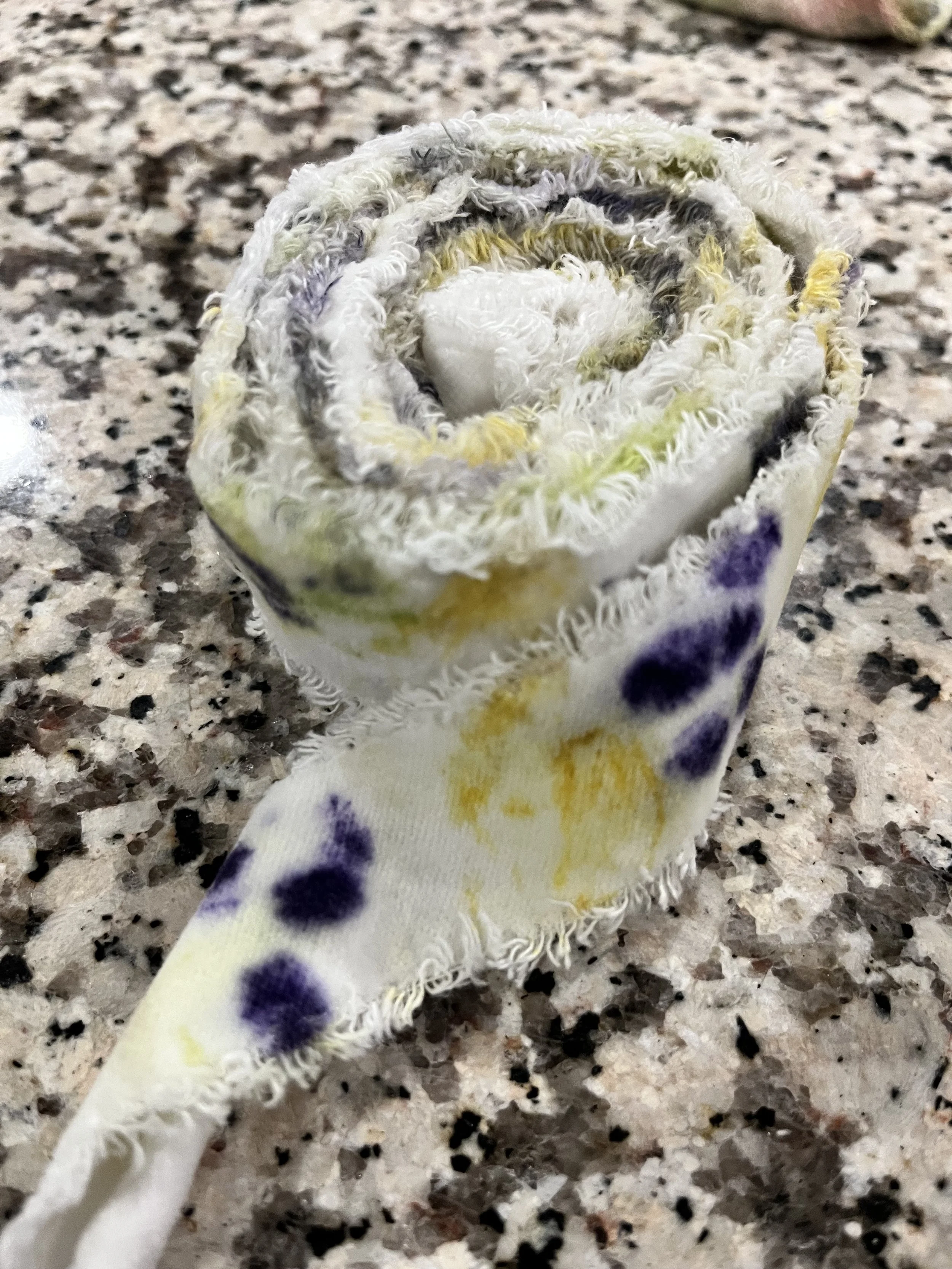 botanical print velvet ribbon