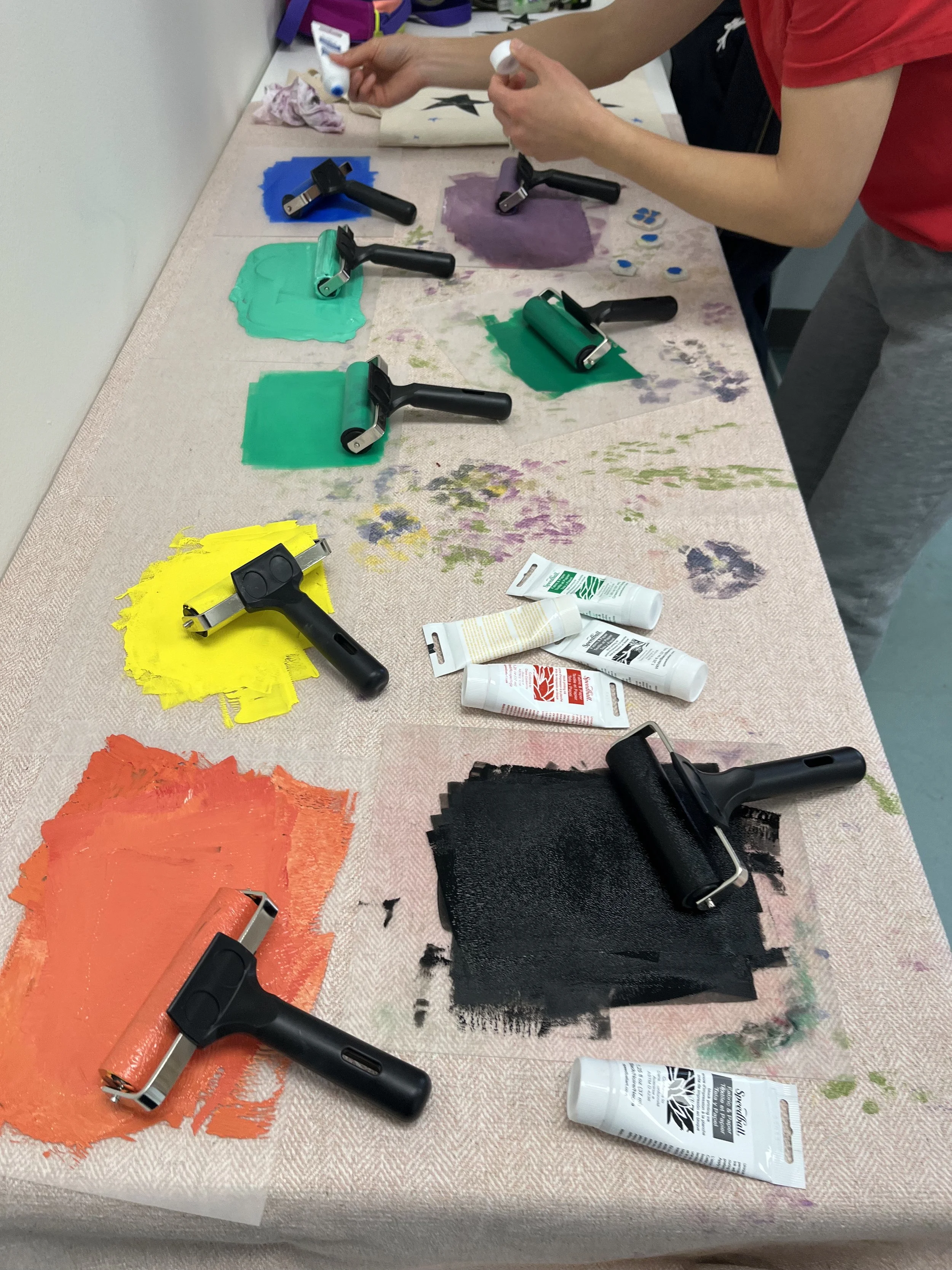colors for block printing