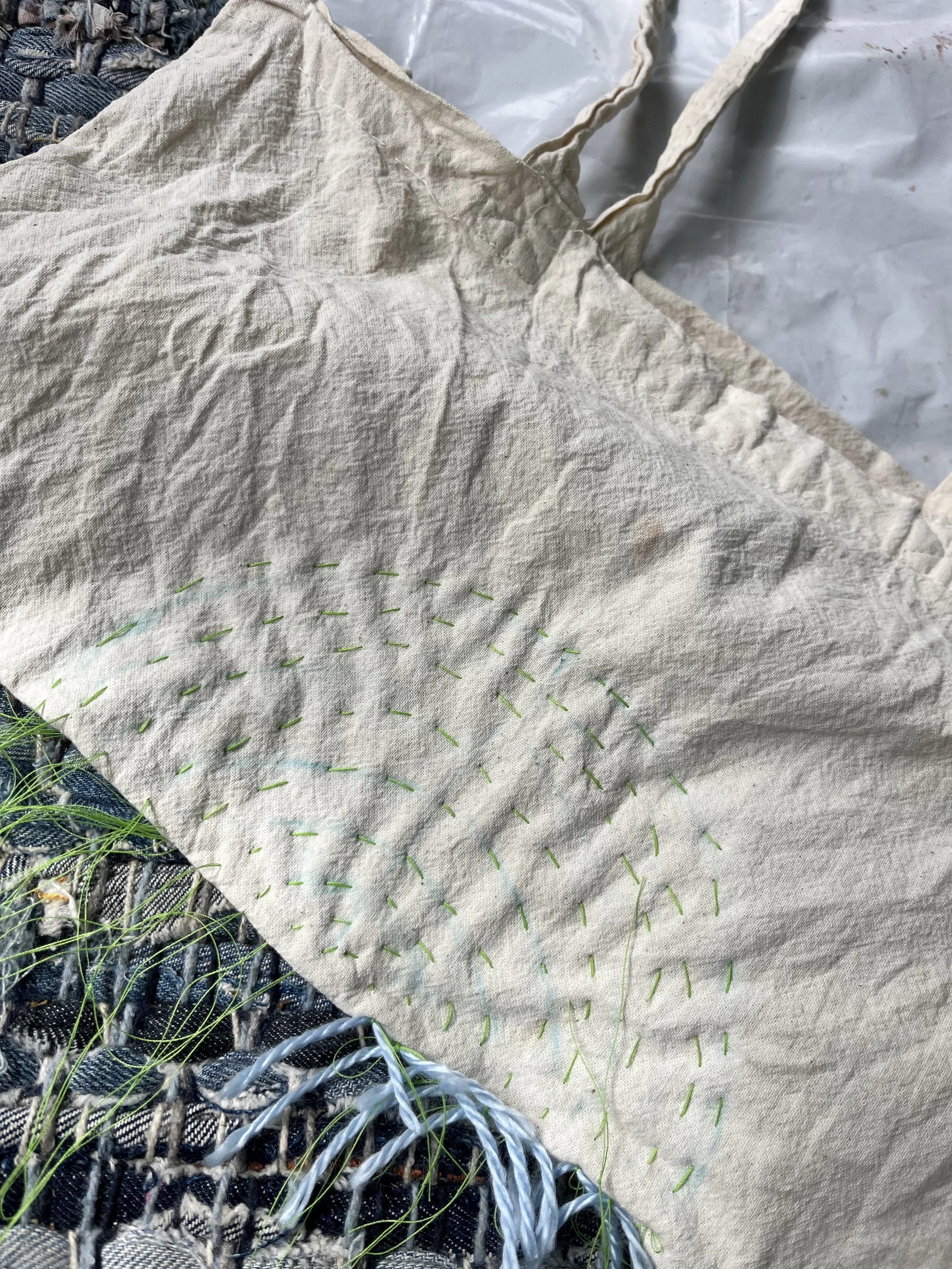 shibori stitching