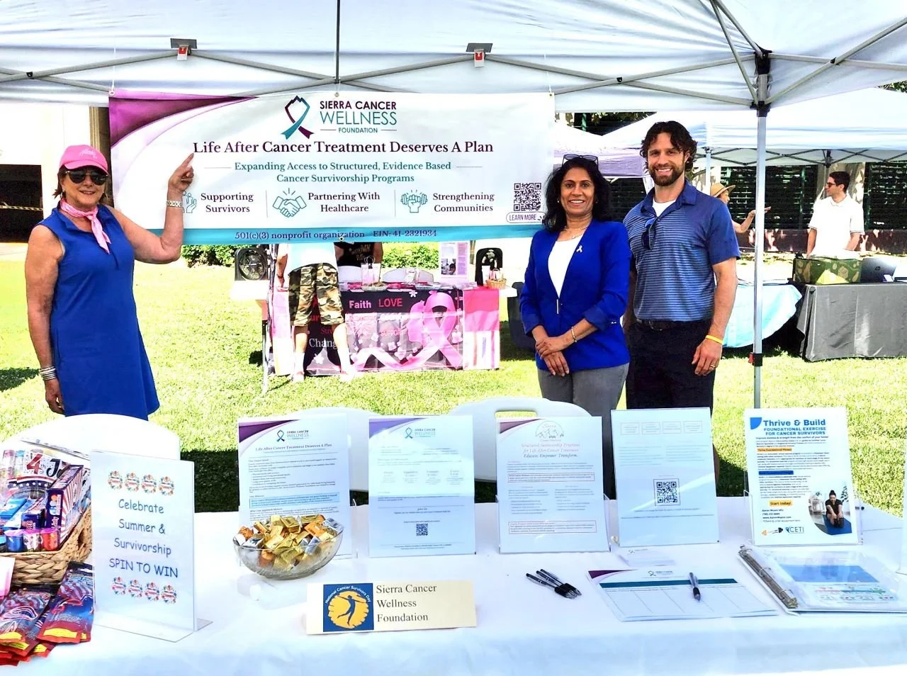 National Cancer Survivors Day 
•  UC Davis Comprehensive Cancer Center  • 

Sierra Cancer Wellness Foundation was honored to participate in UC Davis Comprehensive Cancer Center's National Cancer Survivors Day celebration. We are grateful for the oppo