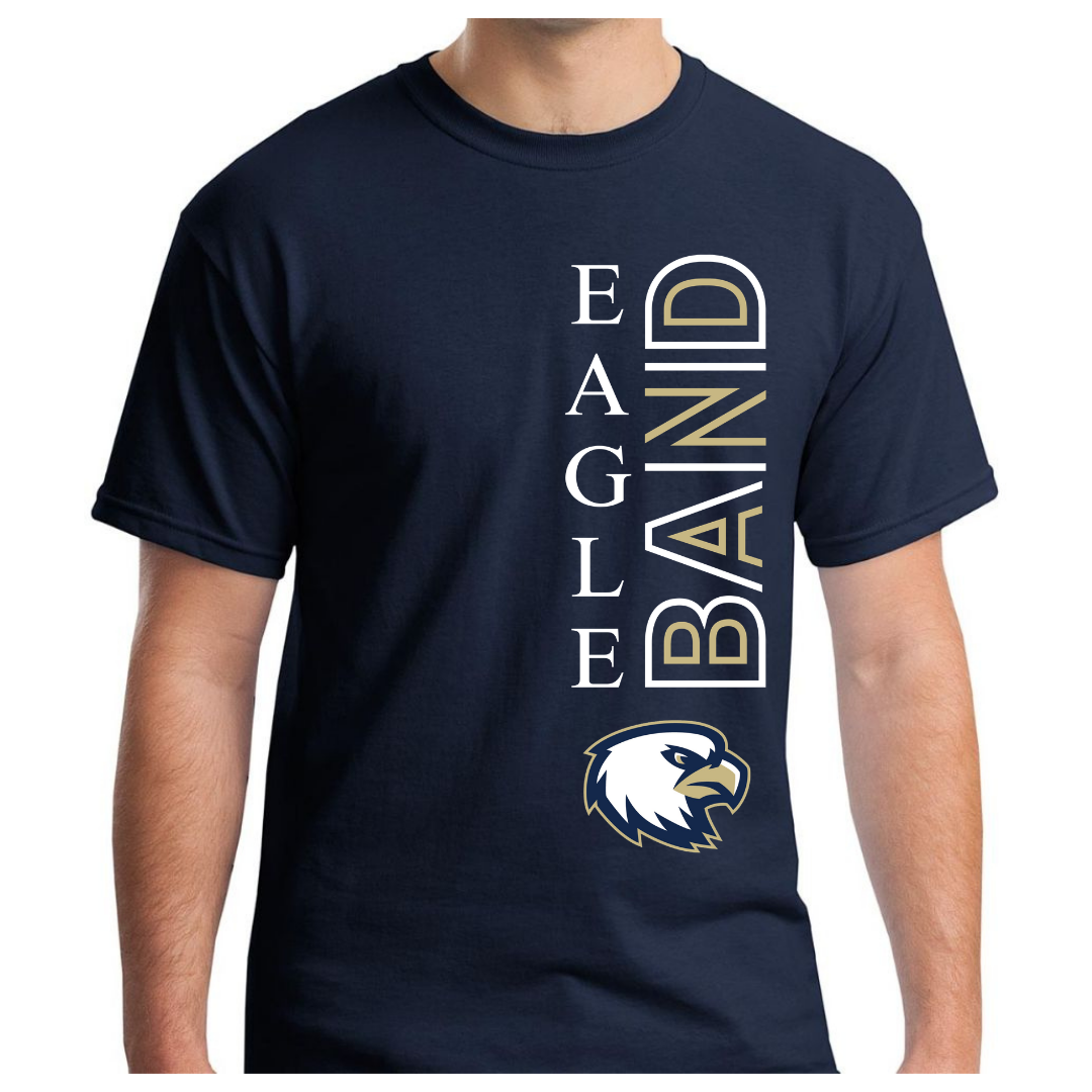 Navy Eagle Band Short Sleeve Shirt