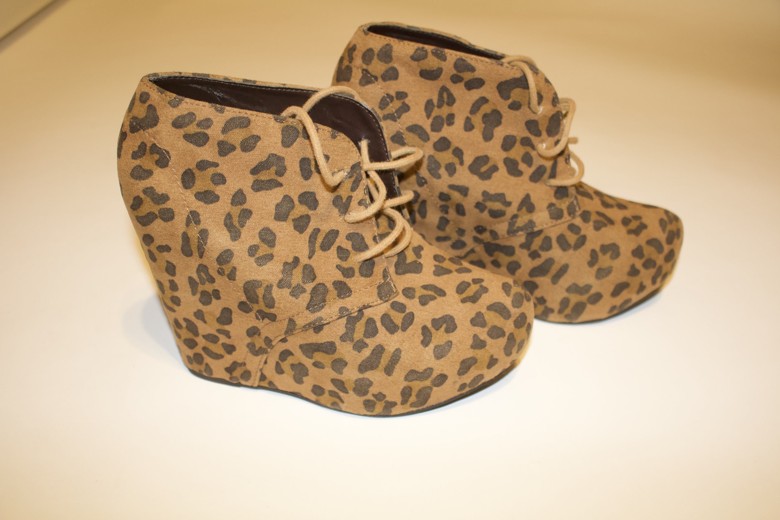 Leopard Printed Wedges
