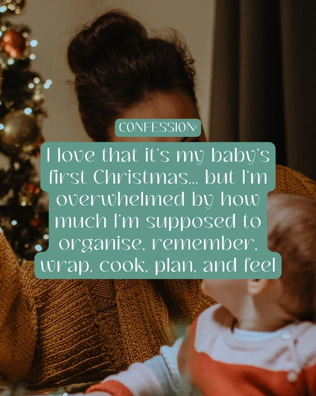 Many mums love the magic of their baby&rsquo;s first Christmas&hellip; but also feel overwhelmed by how much they&rsquo;re suddenly supposed to organise, remember, wrap, cook, plan, and even feel.

The pressure to make every moment picture-perfect ca