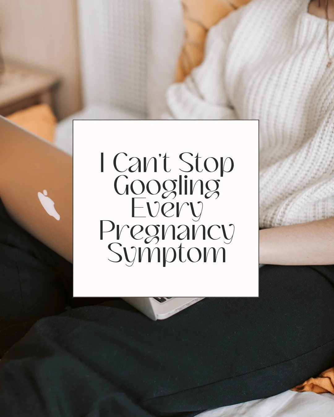 Pregnancy anxiety doesn&rsquo;t always look like panic attacks or constant tears.

Sometimes it looks like Googling symptoms at 2am, scanning your body for signs, and holding your breath between appointments.

For so many women - especially after los
