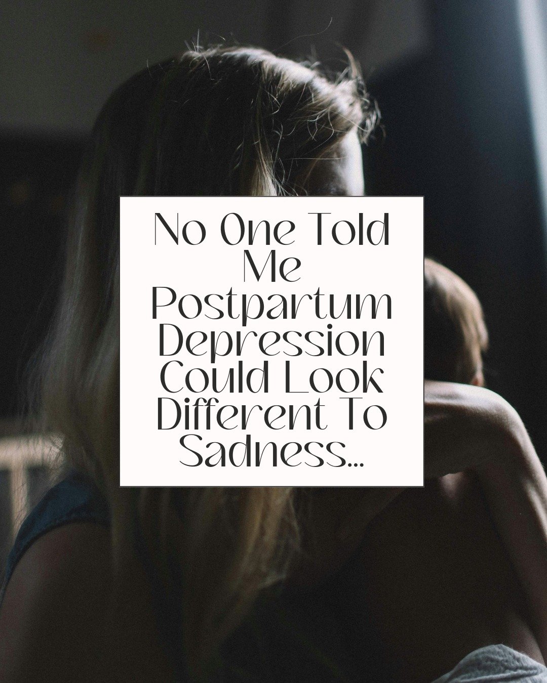 Postpartum depression doesn&rsquo;t always look like sadness and for many mums, that makes it feel invisible.

Some days, you might feel numb, exhausted, or irritable. Small things can feel overwhelming. You might struggle to cry, sleep, or even conn