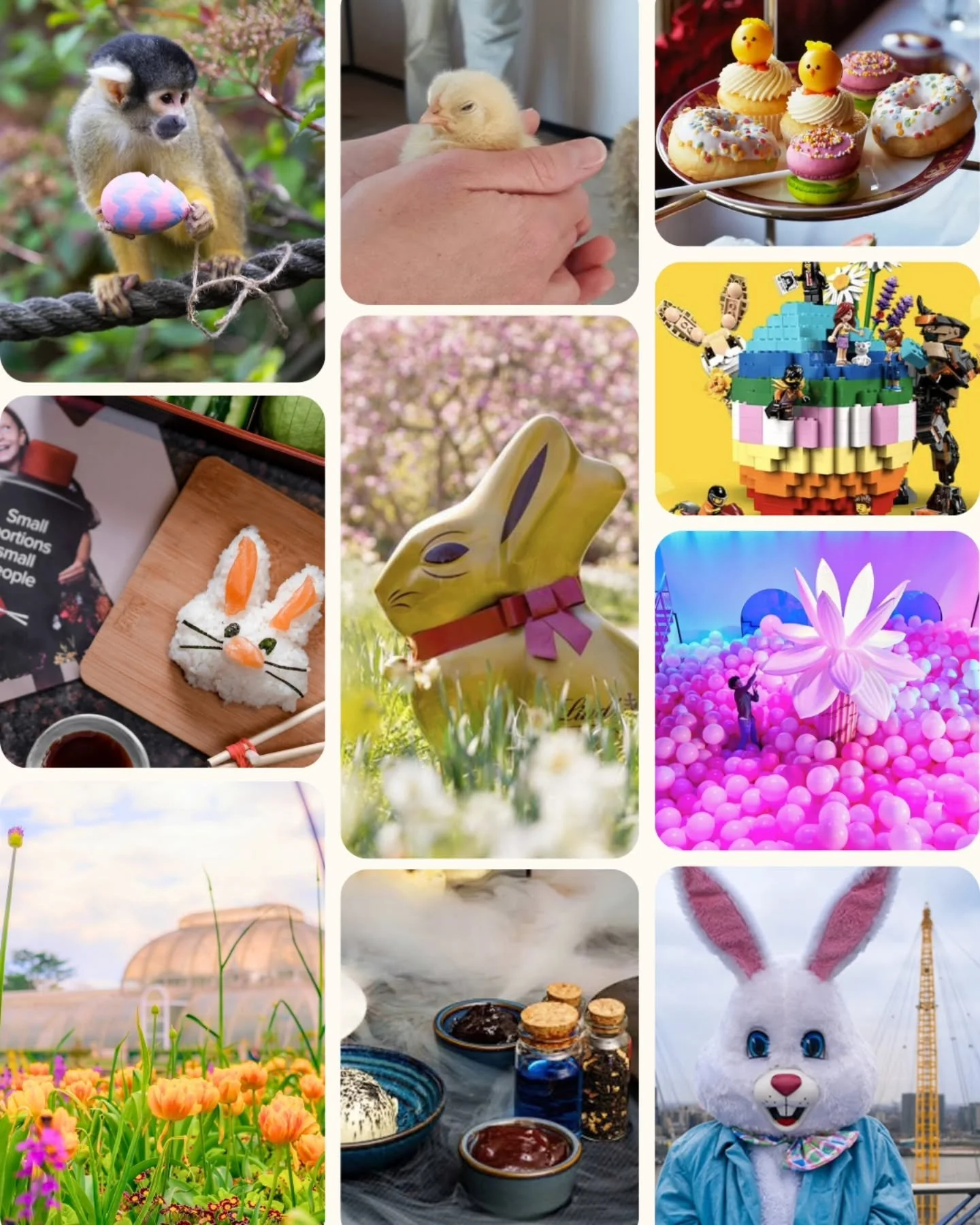 Looking for fun ways to get the family out and about this Easter? Here are some ideas around London:

🐰 London Zoo (@zsllondonzoo) - Zoonormous Egg Hunt:
Explore the zoo and follow the egg trail while spotting your favourite animals. A fun way to co