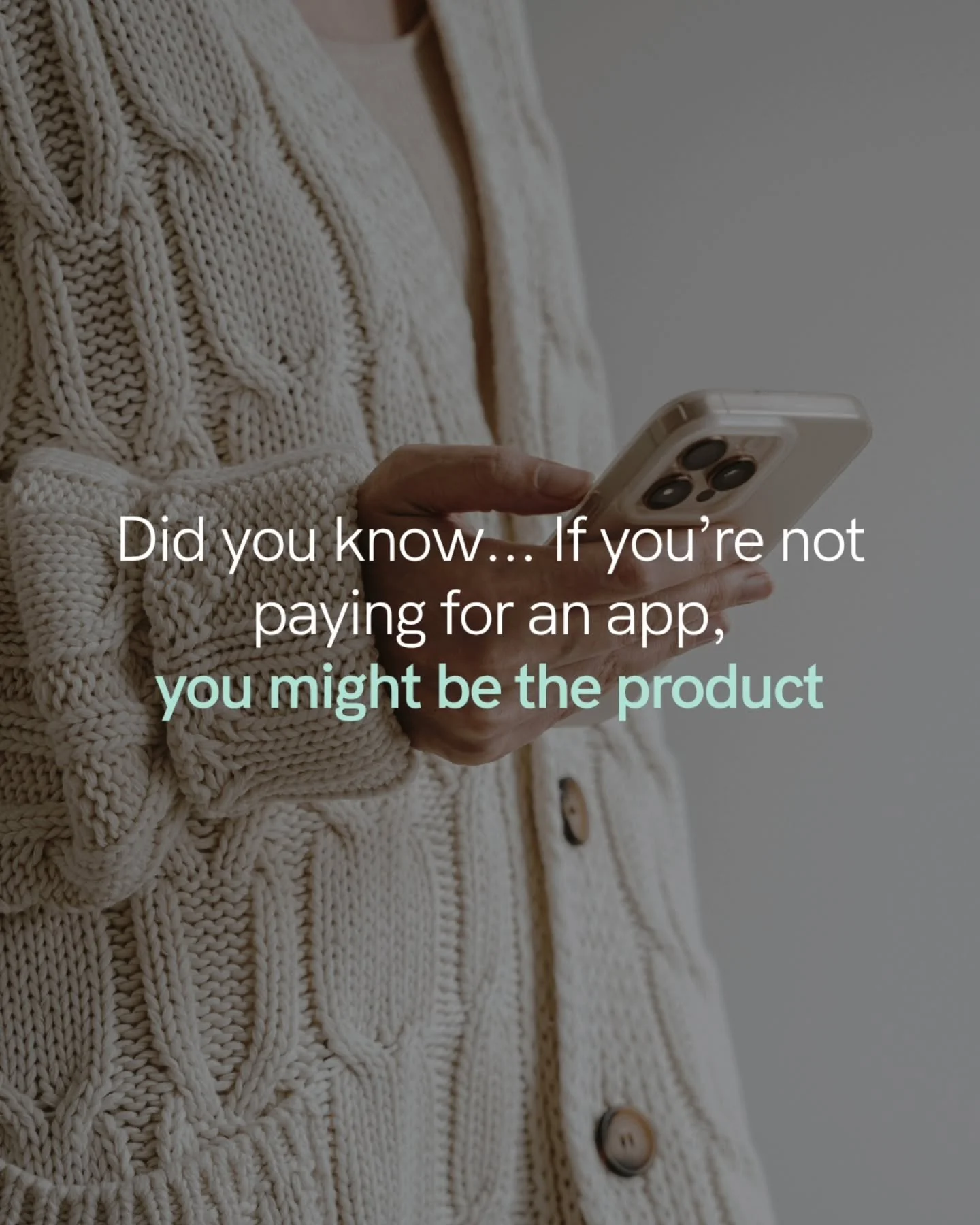Most people don&rsquo;t realise how their data is used, especially when it comes to health apps.

If an app is completely free, it&rsquo;s worth asking how it&rsquo;s funded.

Because in many cases, personal data becomes part of the business model - 
