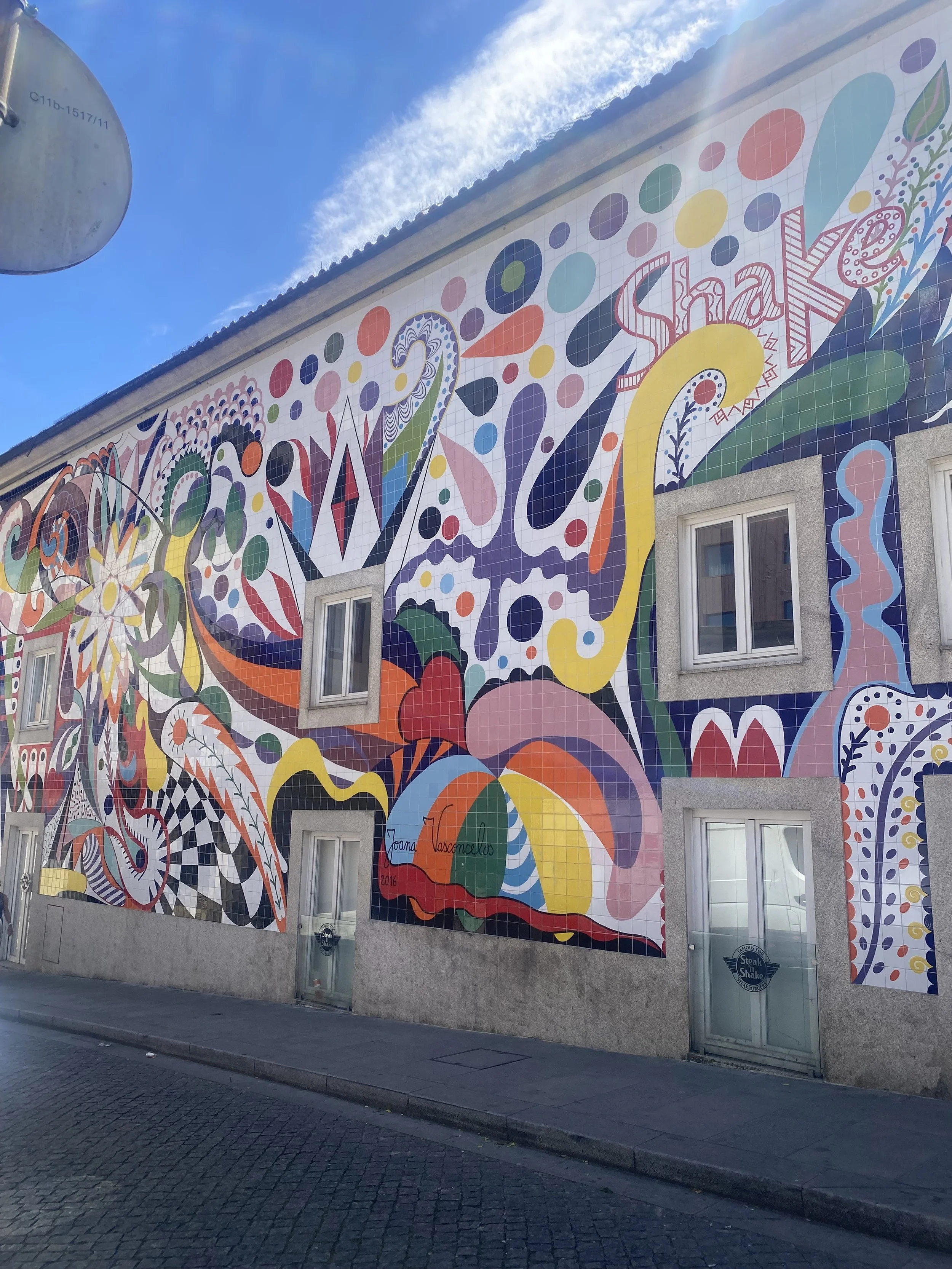 paint, spray, tile and mosaic ~ mural materials 