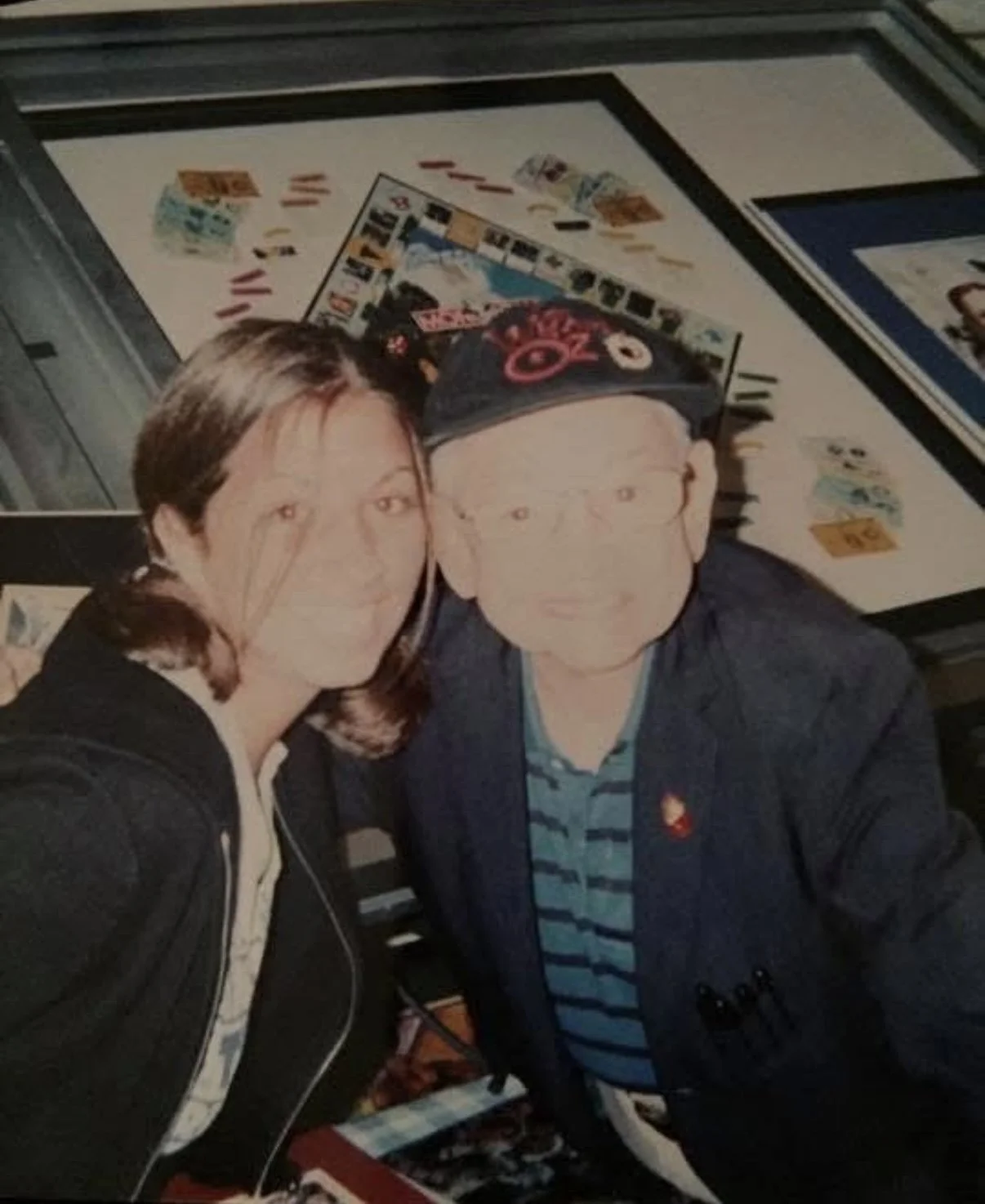 Me meeting Mickey Carroll from The Wizard of Oz in Myrtle Beach, South Carolina summer of 2003