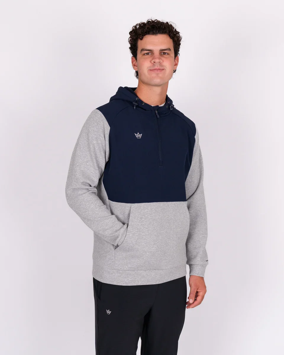 RoyalKnit Paneled Hoodie