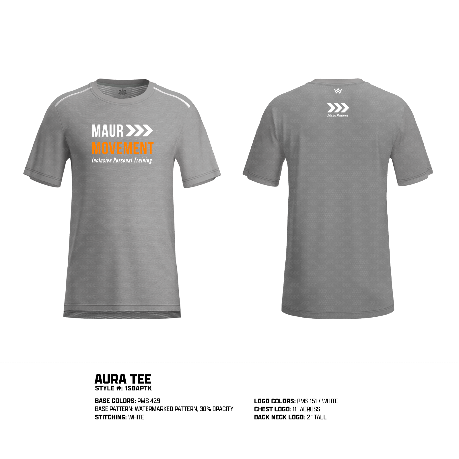 Aura Tee Grey
