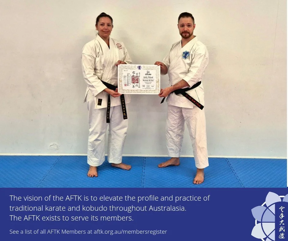 Congratulations to Sensei Kahlia Mitchell