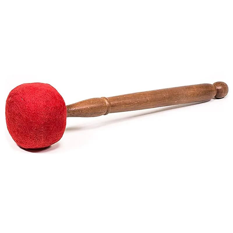 Felt stick Singing Bowls L (red)
