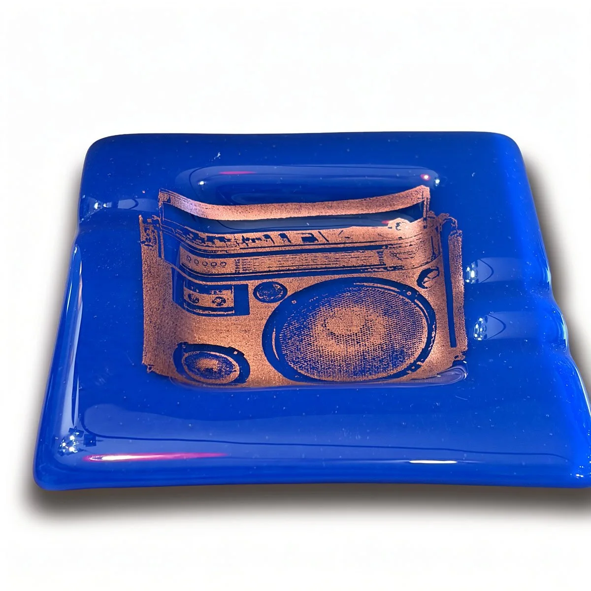Boombox Glass Ashtray