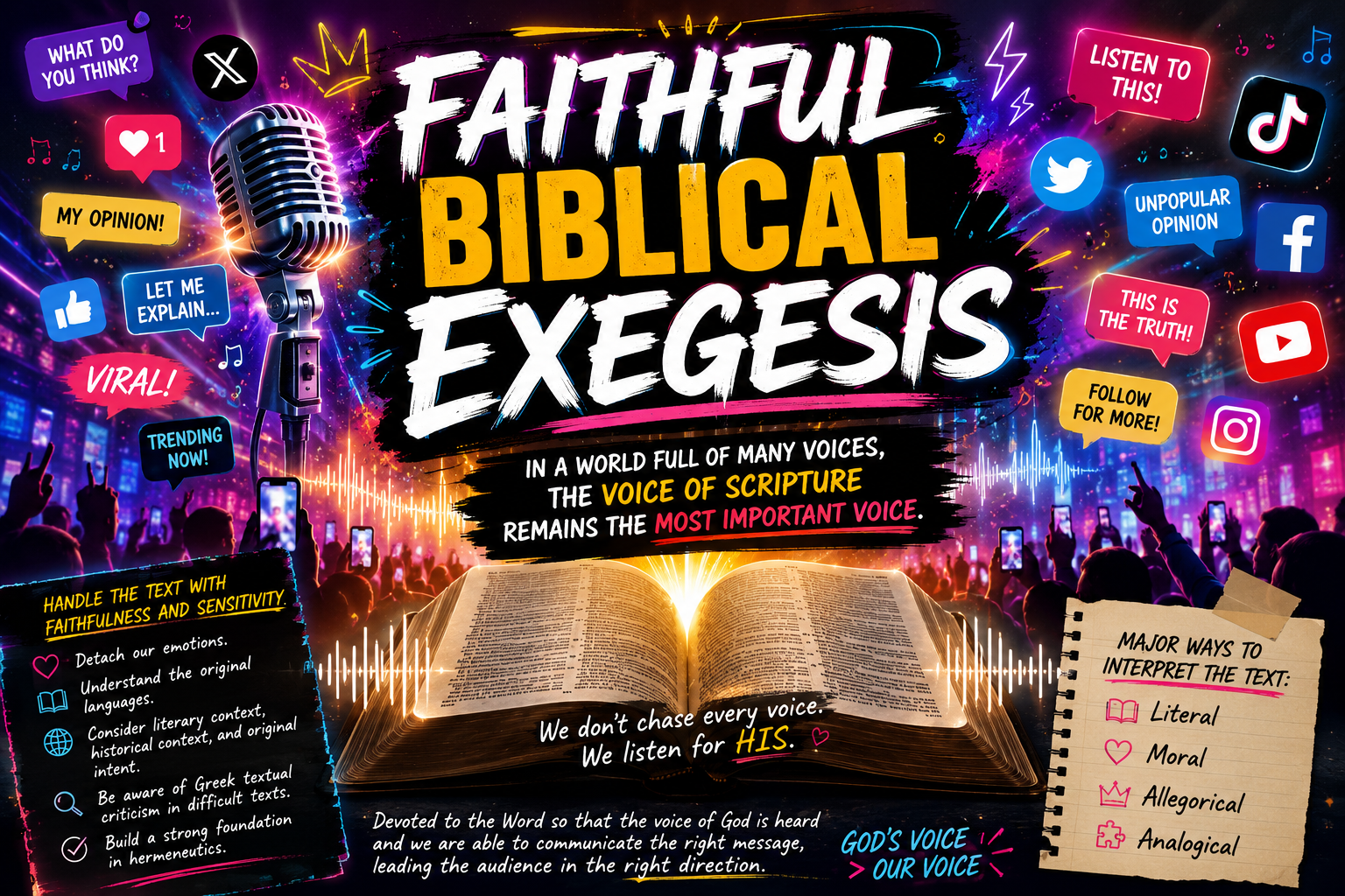 FAITHFUL BIBLICAL EXEGESIS