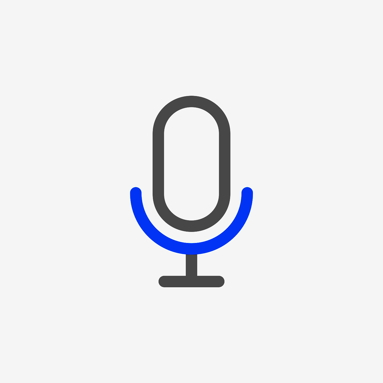 Podcast microphone icon