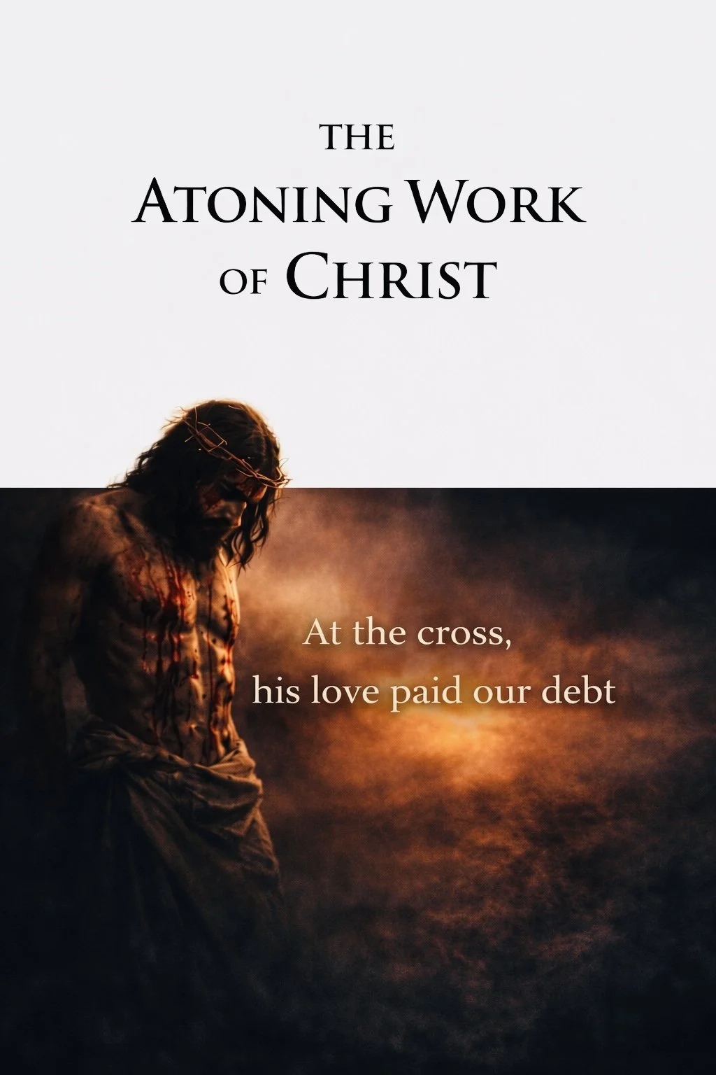 The Atoning Work of Christ, Jesus carrying the cross