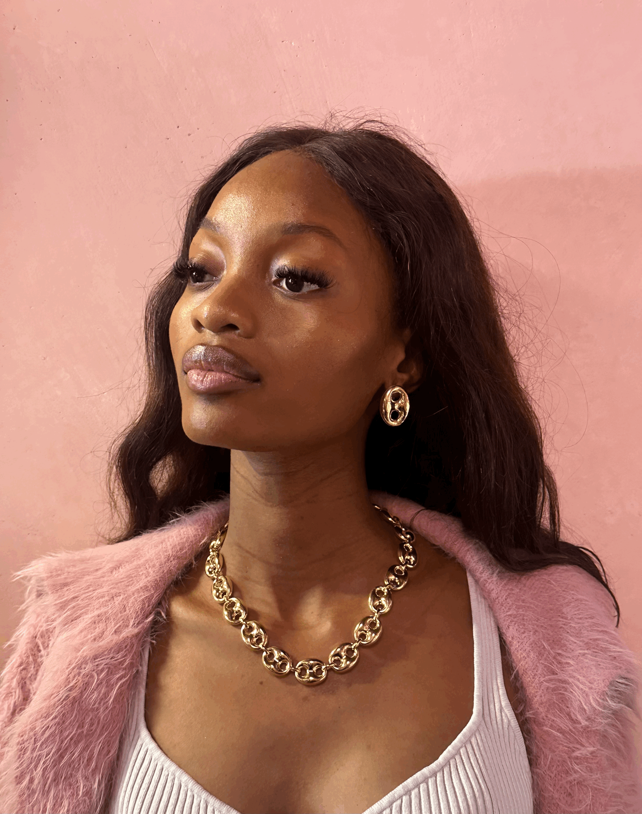 Hand Made Marina Link Necklace