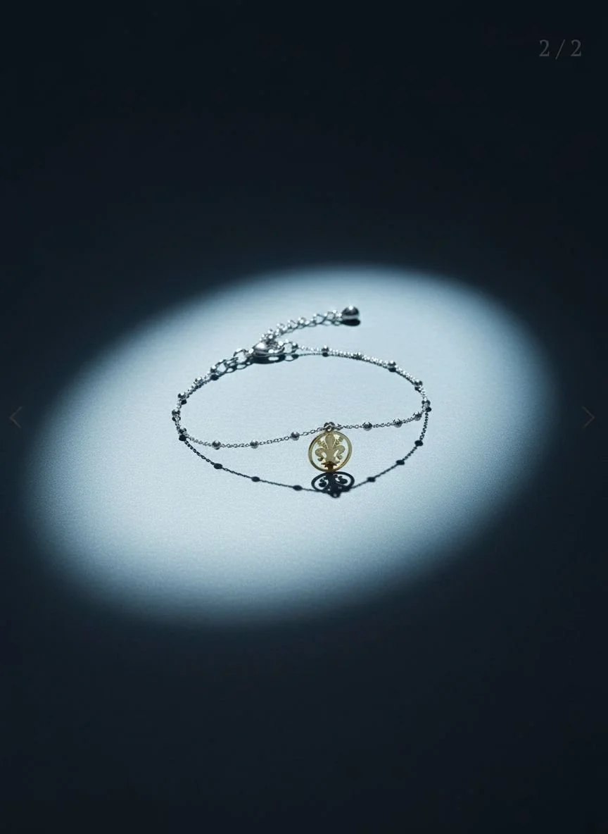 Hand Made Bracelet with Giglio of Florence