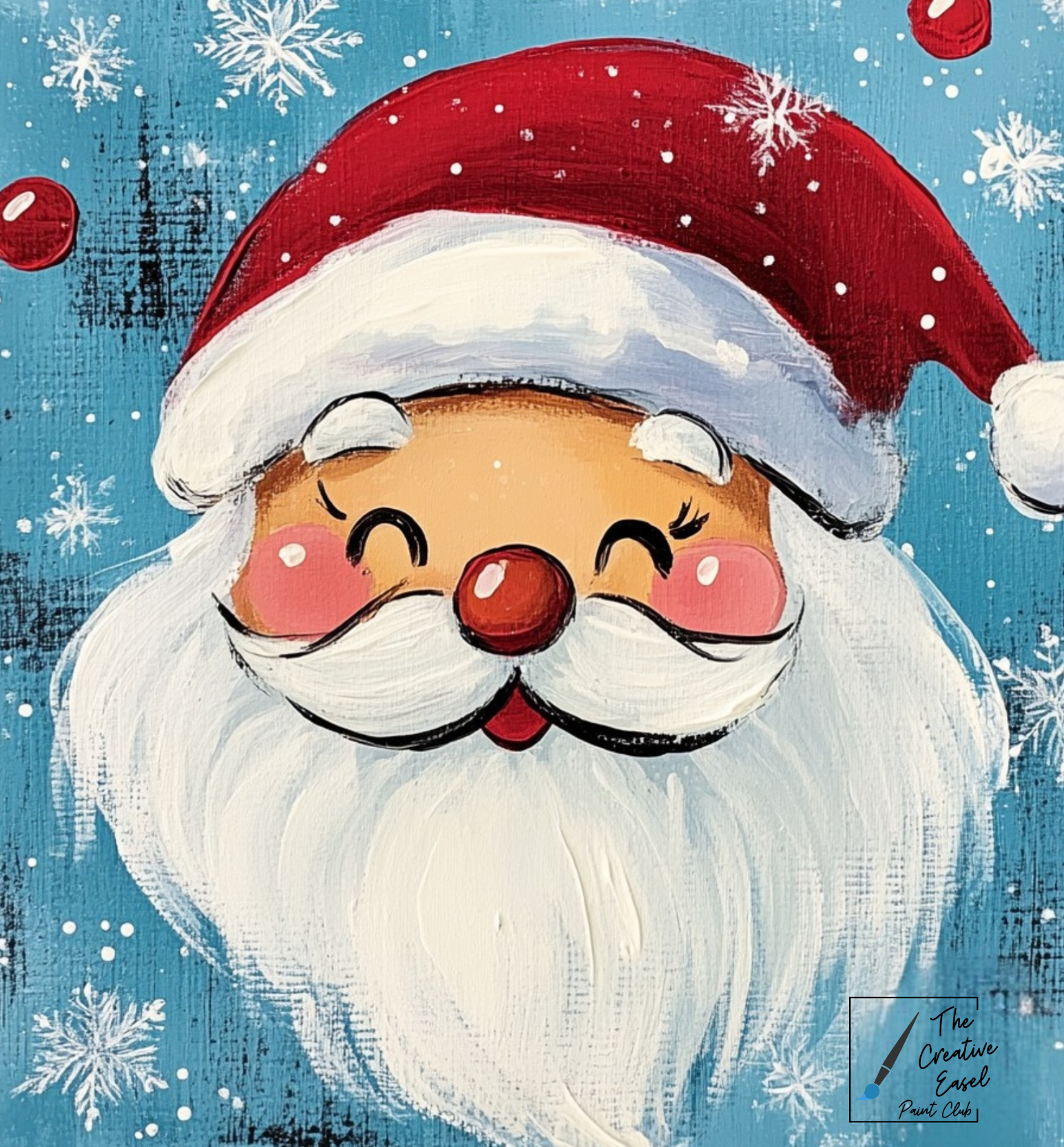 🎅 Vintage Santa Paint Night