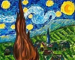 Starry Night Paint Night