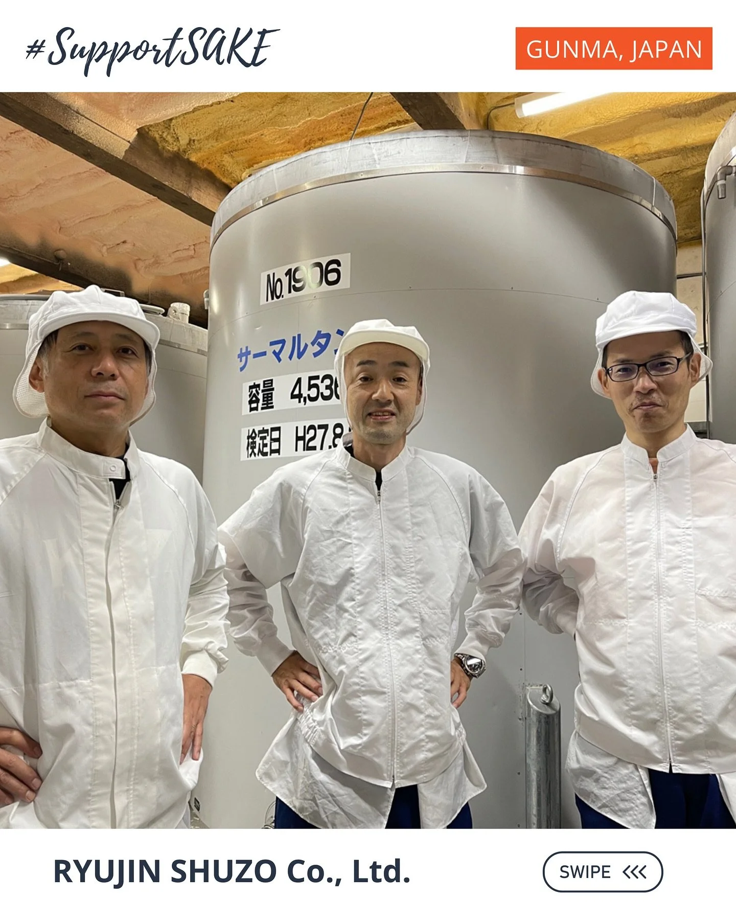 Ryujin Shuzo &mdash; Tradition Meets Innovation ✨

Founded in the Edo period in Tatebayashi, Gunma, this brewery crafts sake with soft, pure water from the Ryujin Well. 🍶 Guided by the motto &ldquo;Tradition, Handcrafting, and New Challenges,&rdquo;
