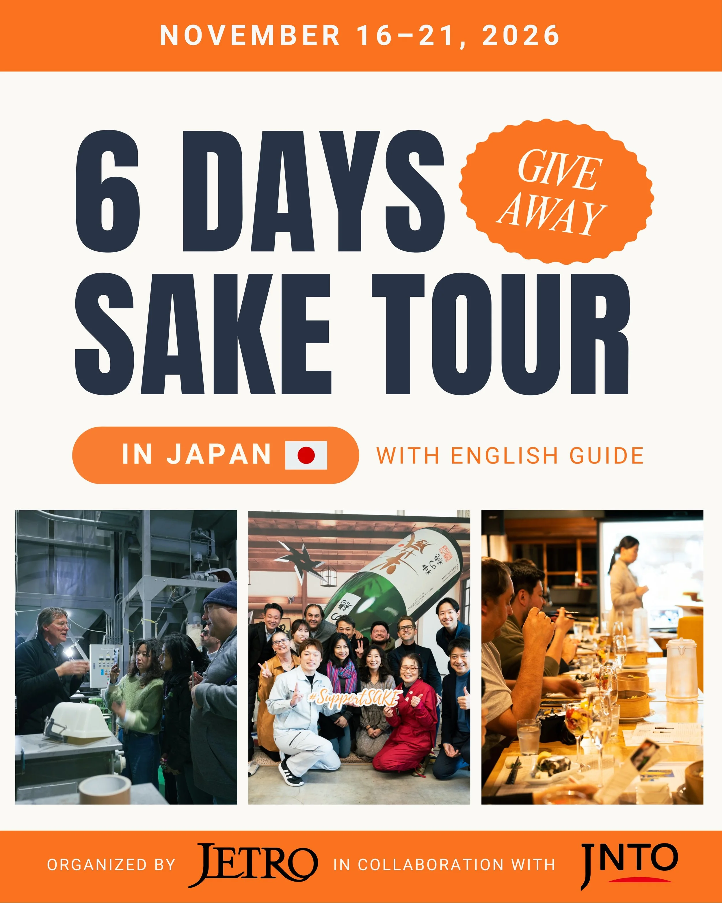 📣 Good news! We&rsquo;ve extended the application deadline to Aug. 9! If you haven&rsquo;t applied yet, there&rsquo;s still time to join the adventure. 🇯🇵🍶

Imagine spending six unforgettable days exploring Japan&rsquo;s sake culture&mdash;visiti