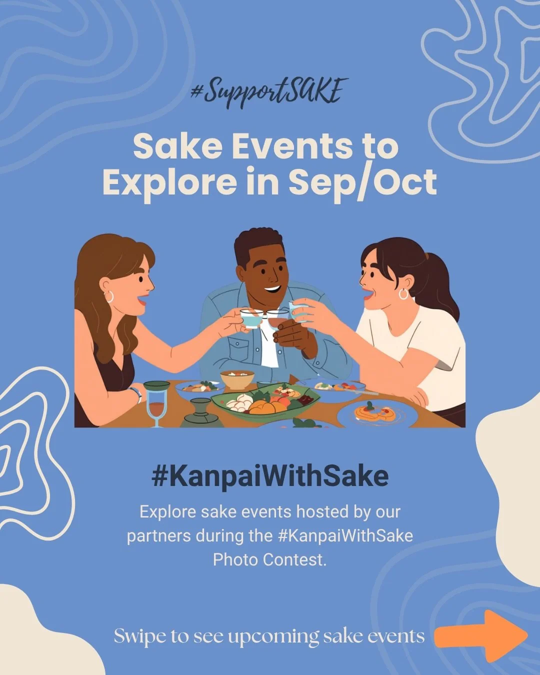 September &amp; October are packed with opportunities to celebrate sake across the US🍶 🇺🇸

Especially with upcoming World Sake Day on October 1st, it&rsquo;s the perfect time to raise a glass and celebrate the tradition, craft, and culture of sake