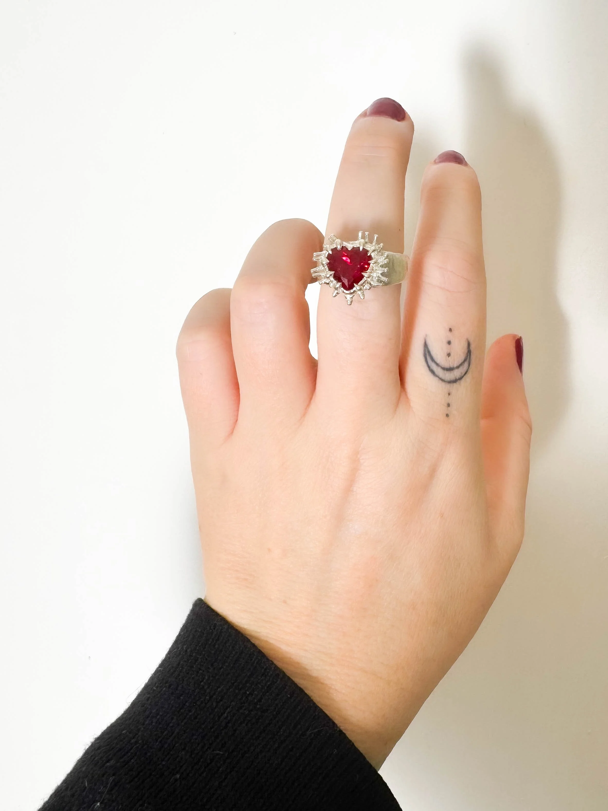 Artax heart ring size AUS Q / US 8 1/4