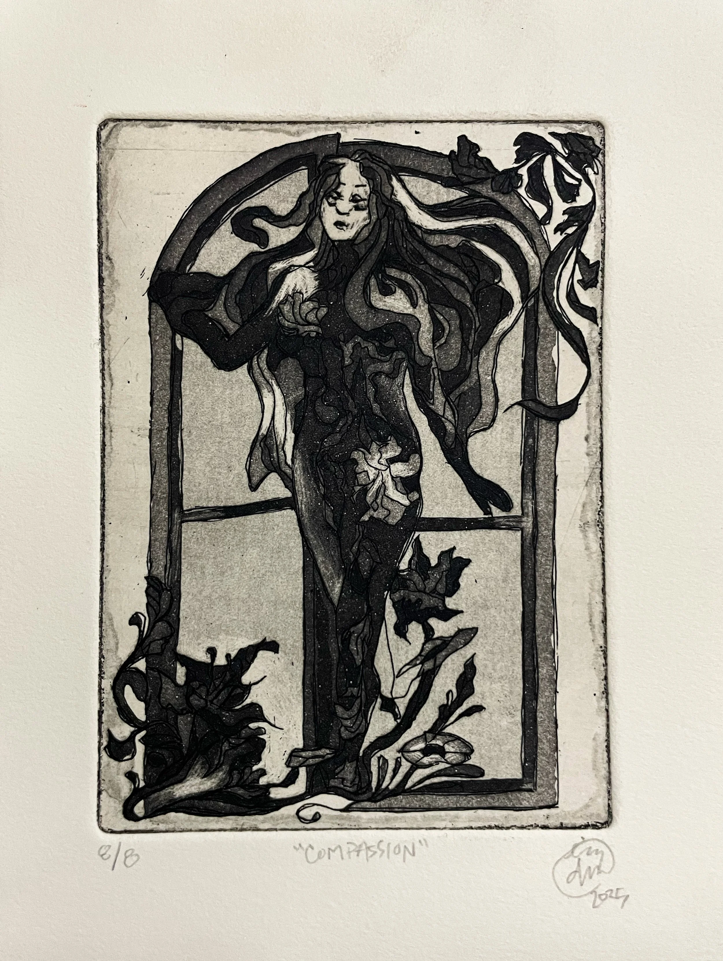 Edition 8/8 - Copper etching; 5x7 in. 