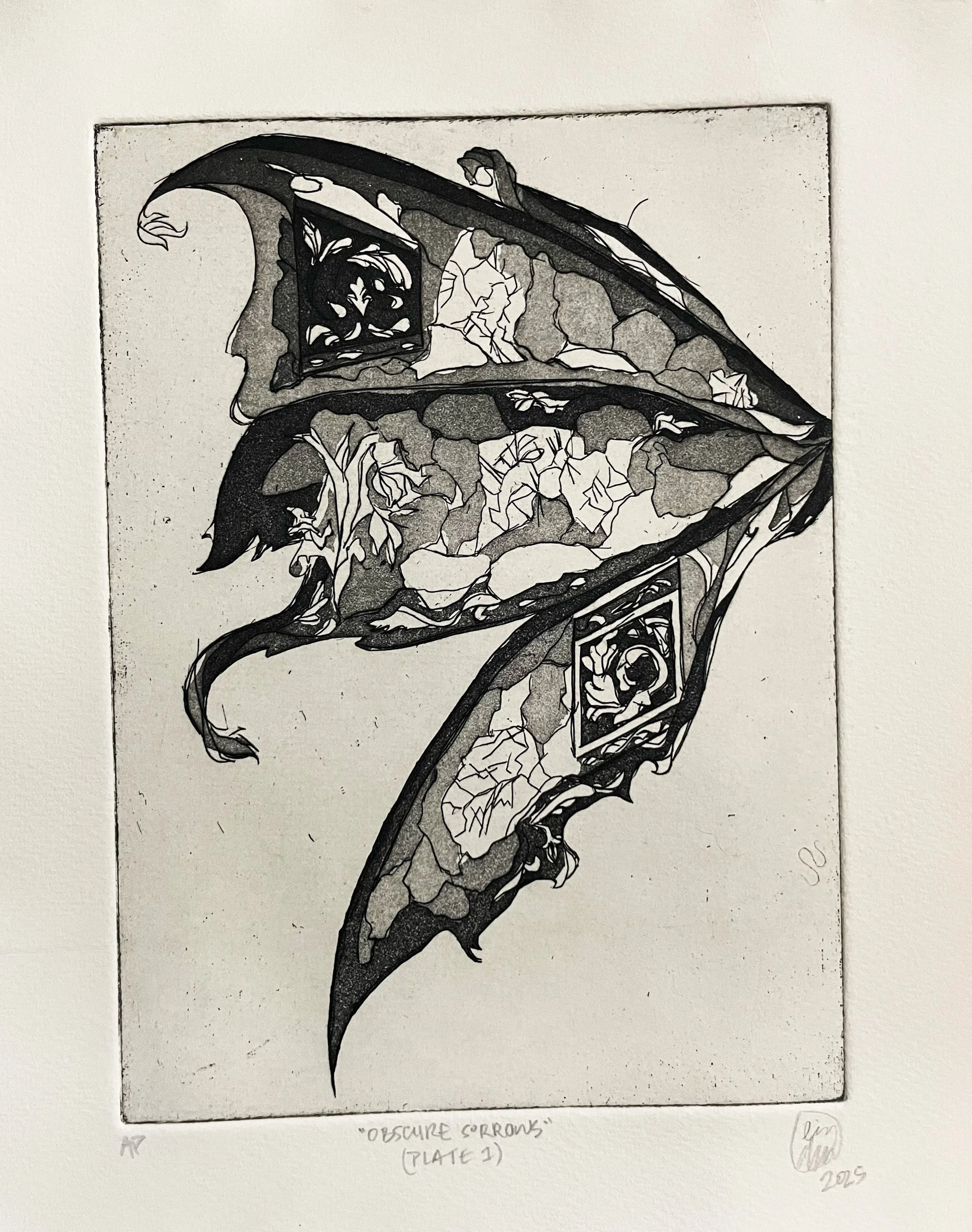 AP - Copper etching; 8x10 in. 