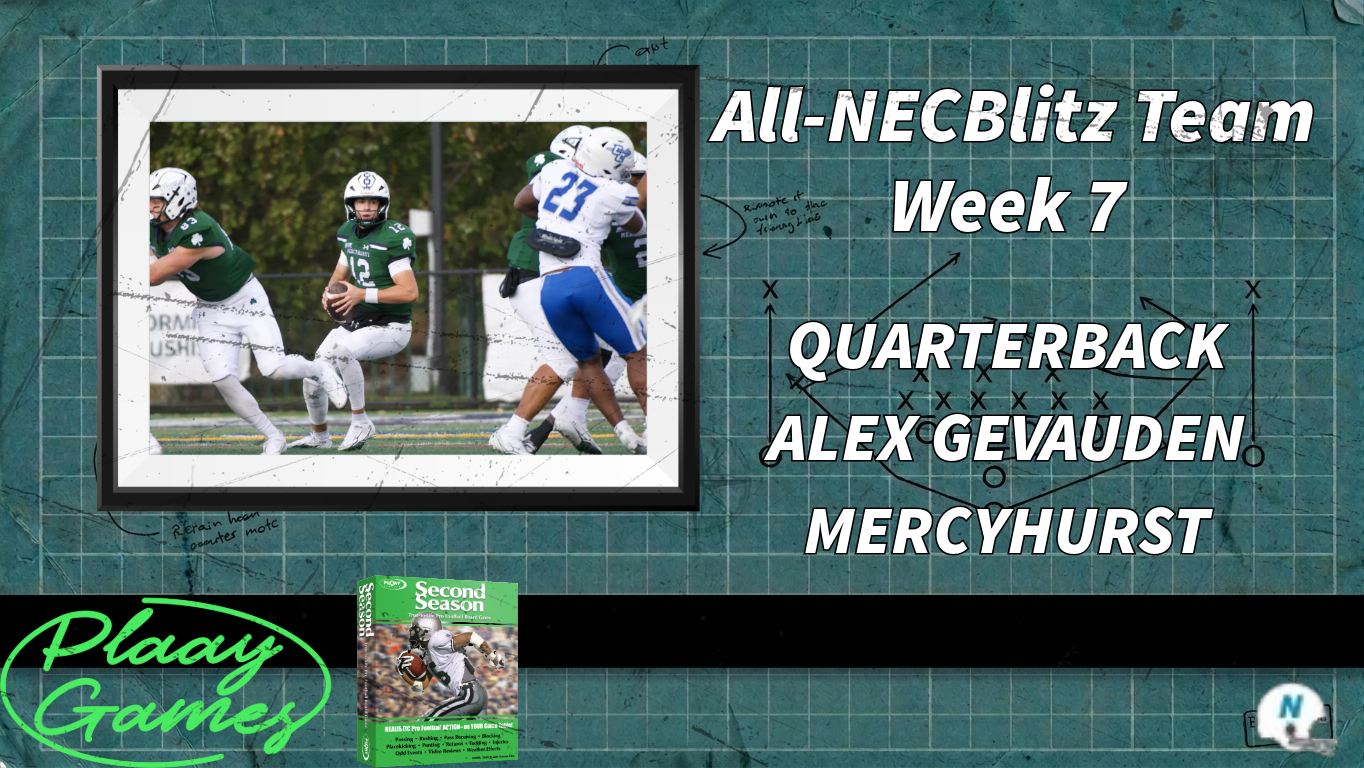 Week 7 All-NECBlitz Team Presented By Second Season Football from Plaay Games