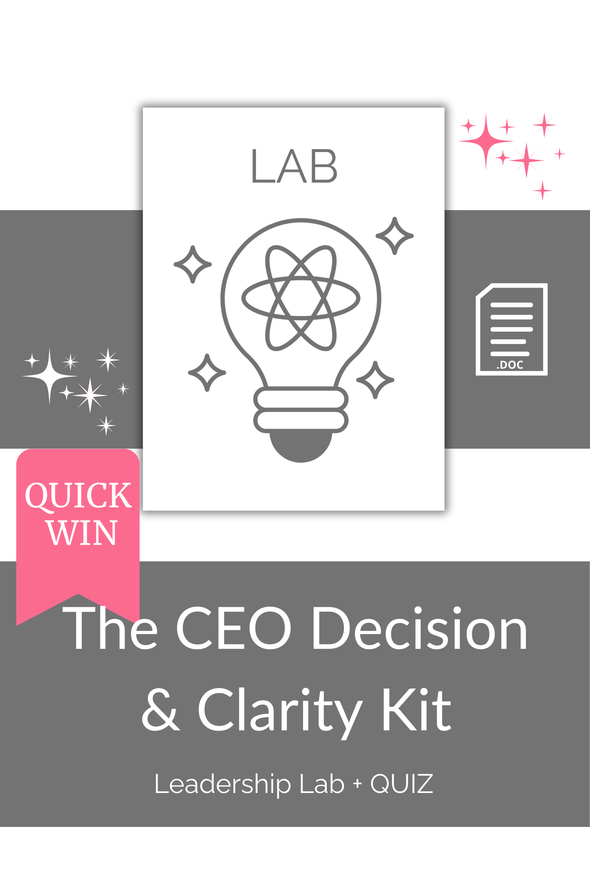 The CEO Decision & Clarity Kit: Leadership Lab