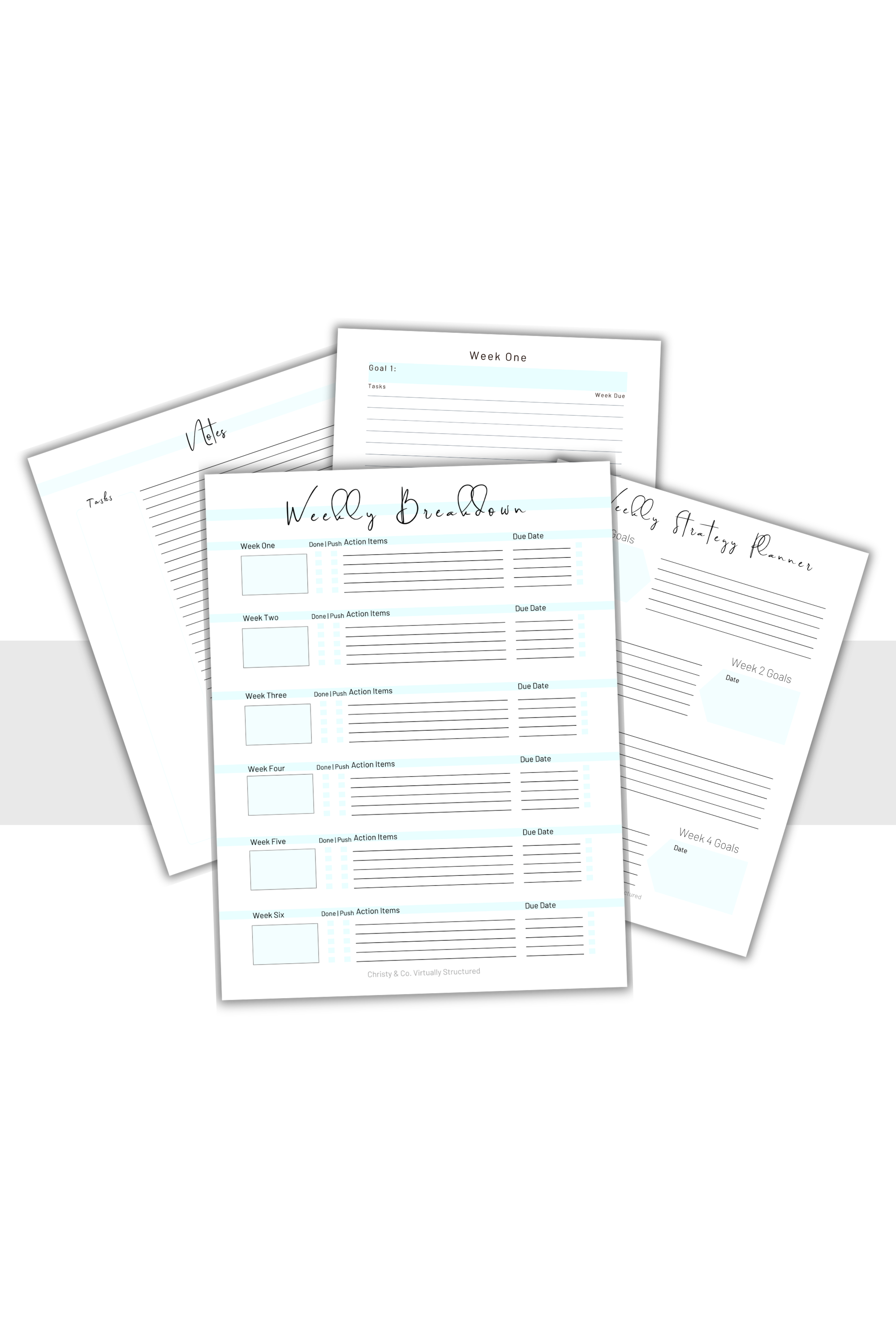 Blue Bouquet 12-Week Strategy Planner (Printable PDF) Mockup 2000x3000 2.png