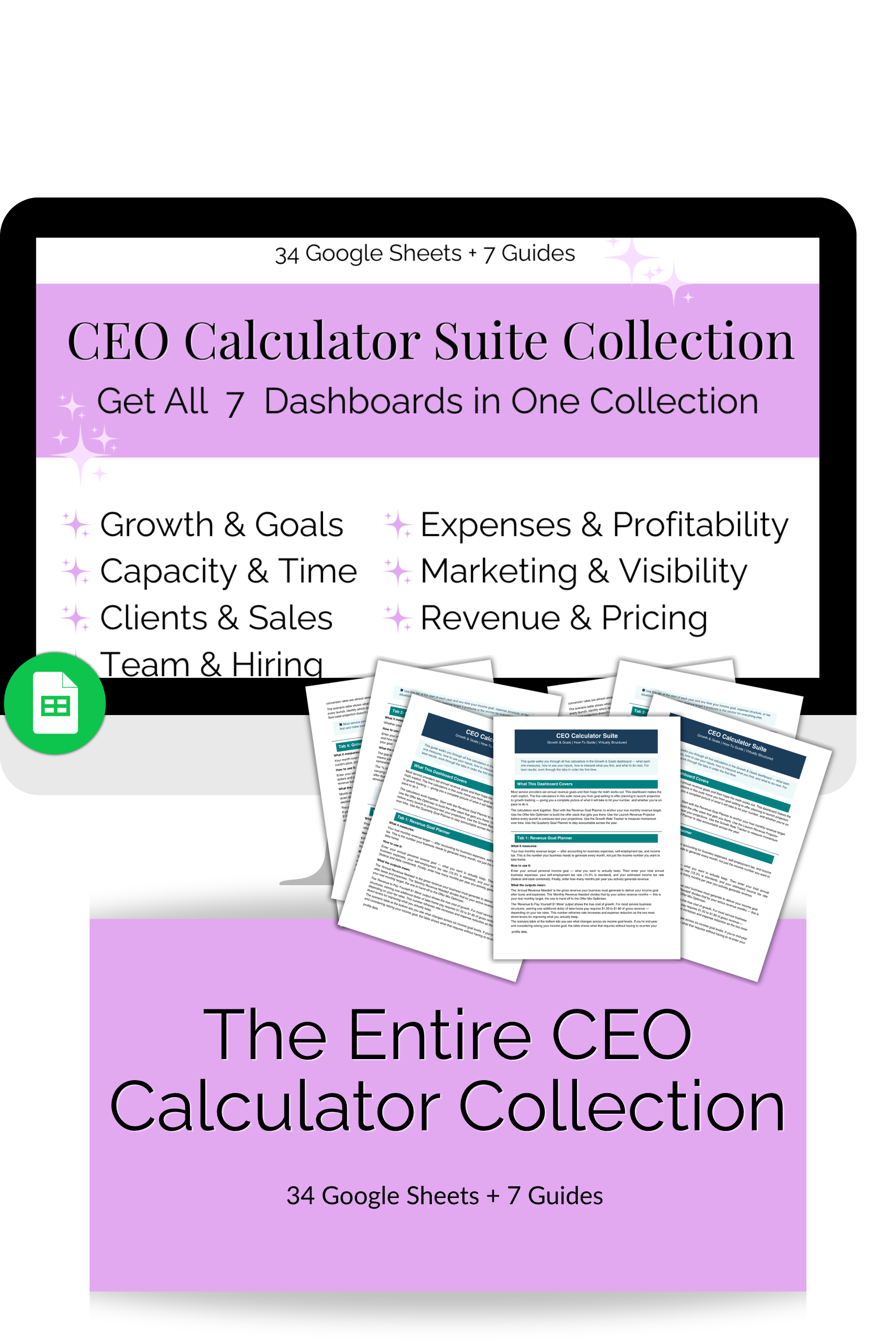 Entire CEO Calculator Suite Bundle  all 7 Dashboards Mockup Assets 1.png
